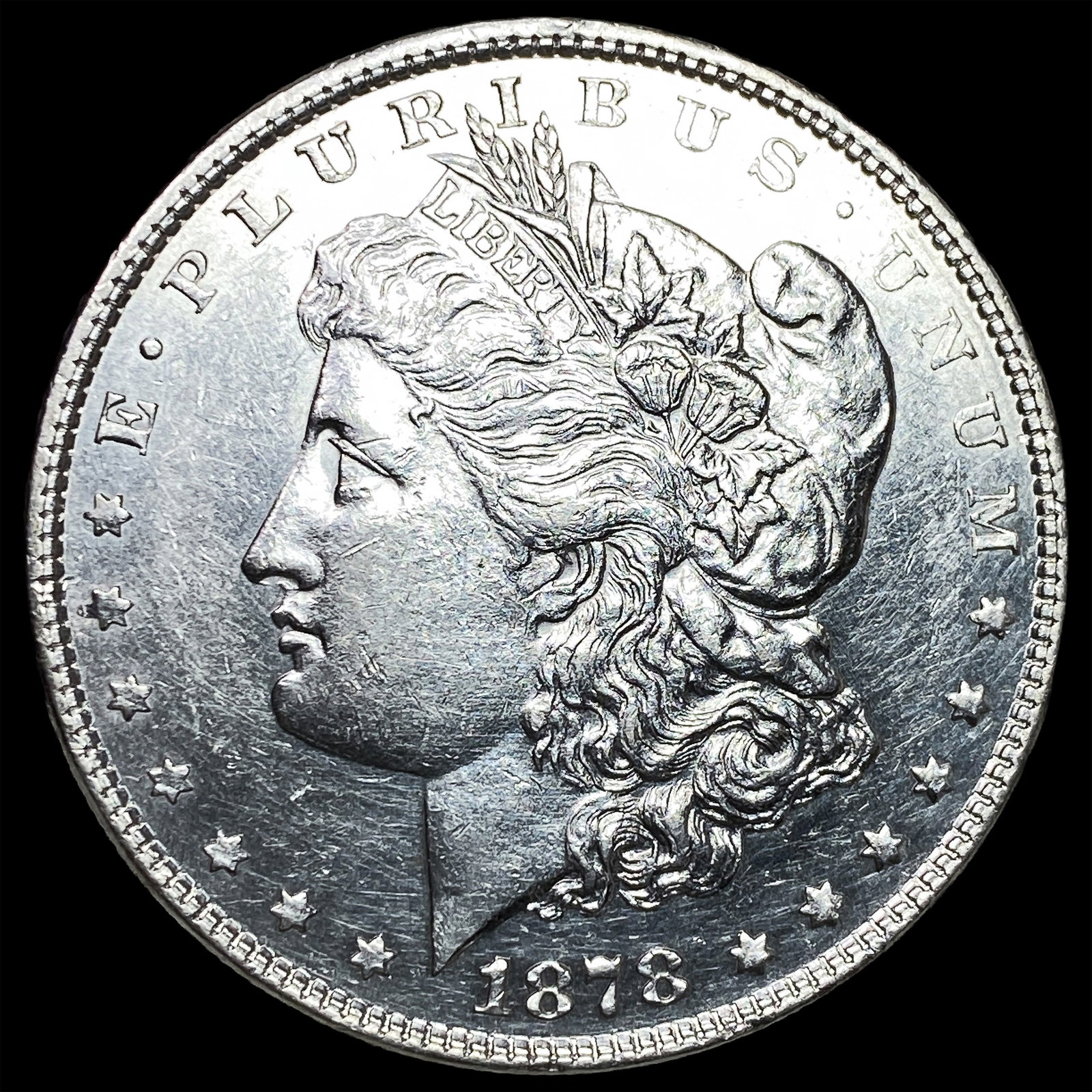 1878 8TF Silver Morgan Dollar UNCIRCULATED: 1878 8TF Silver Morgan Dollar UNCIRCULATED
