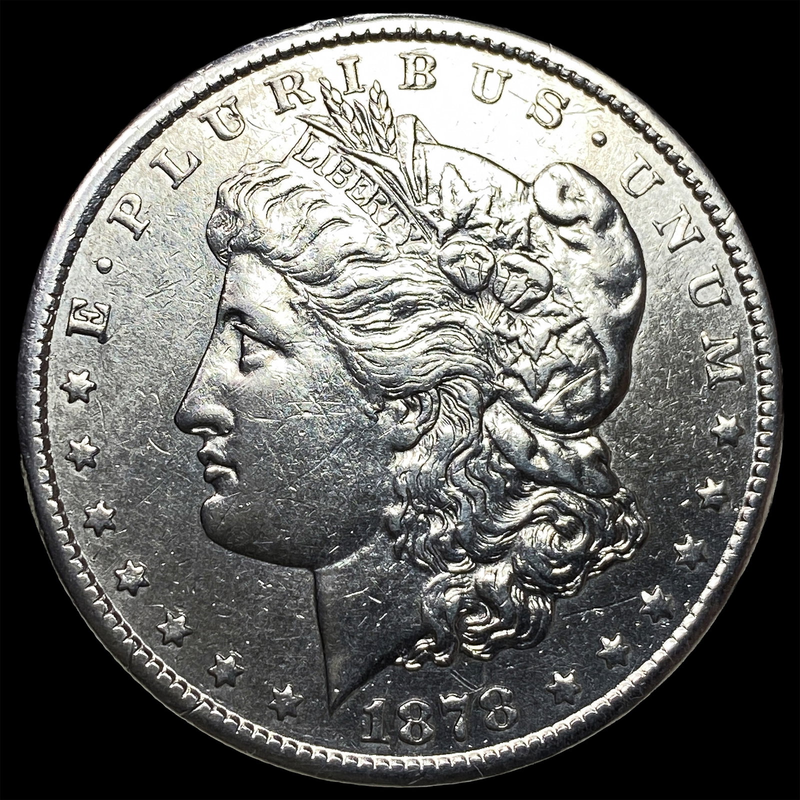 1878-CC Morgan Silver Dollar CHOICE AU: 1878-CC Morgan Silver Dollar CHOICE AU