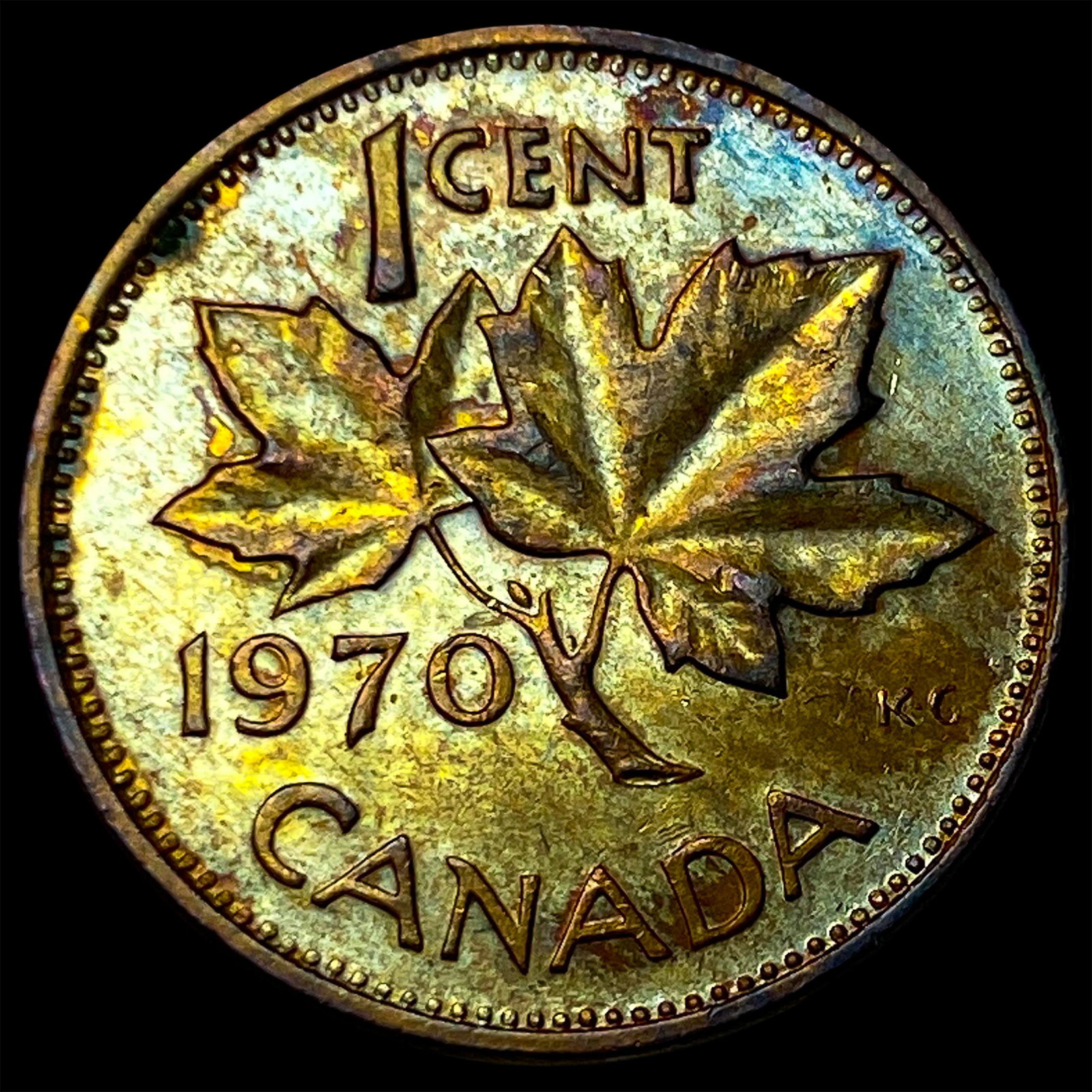 1970 Canada Copper 1 Cent - 2