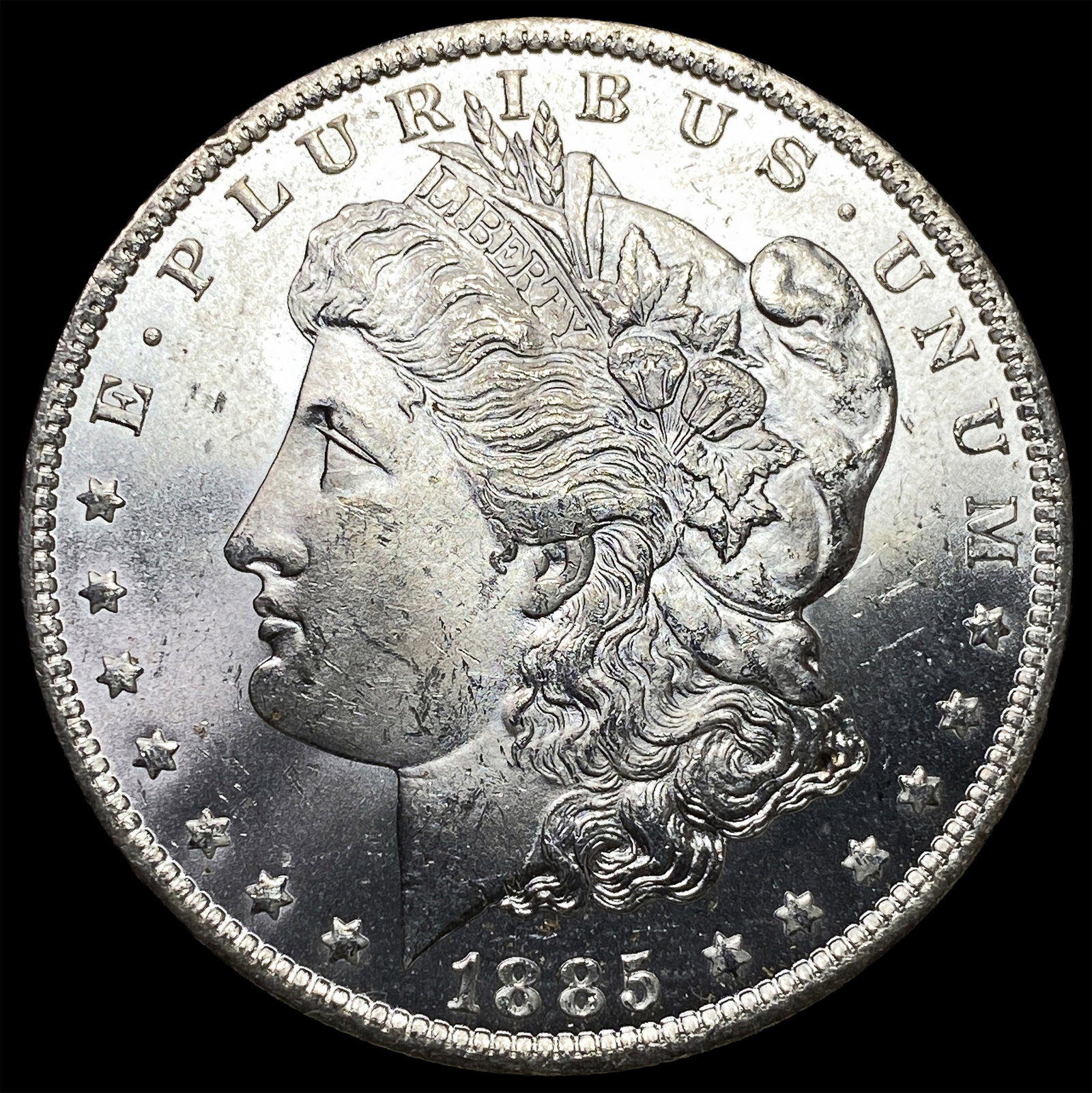 1885-O Silver Morgan Dollar CHOICE BU: 1885-O Silver Morgan Dollar CHOICE BU