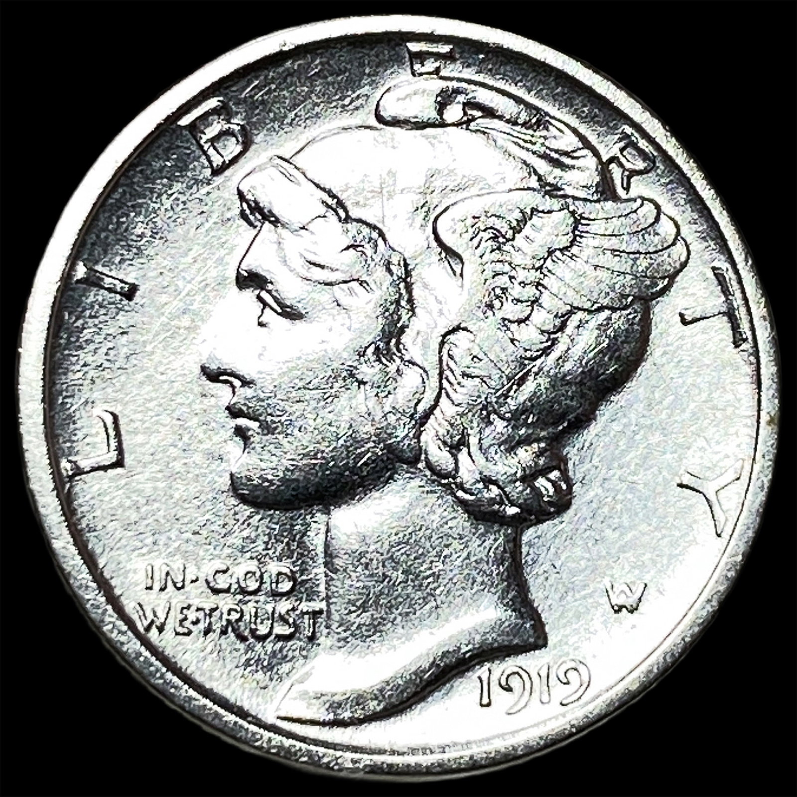 1919 Mercury Dime UNCIRCULATED: 1919 Mercury Dime UNCIRCULATED