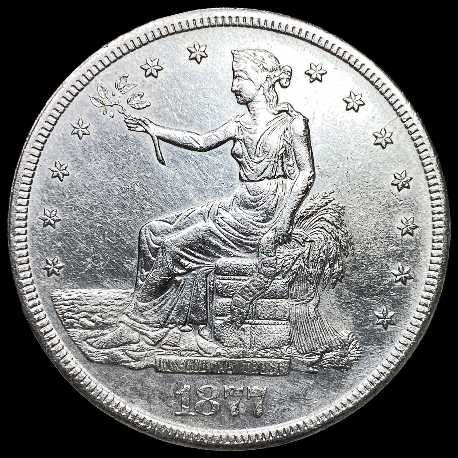1877-S Silver Trade Dollar UNCIRCULATED (1 of 2)