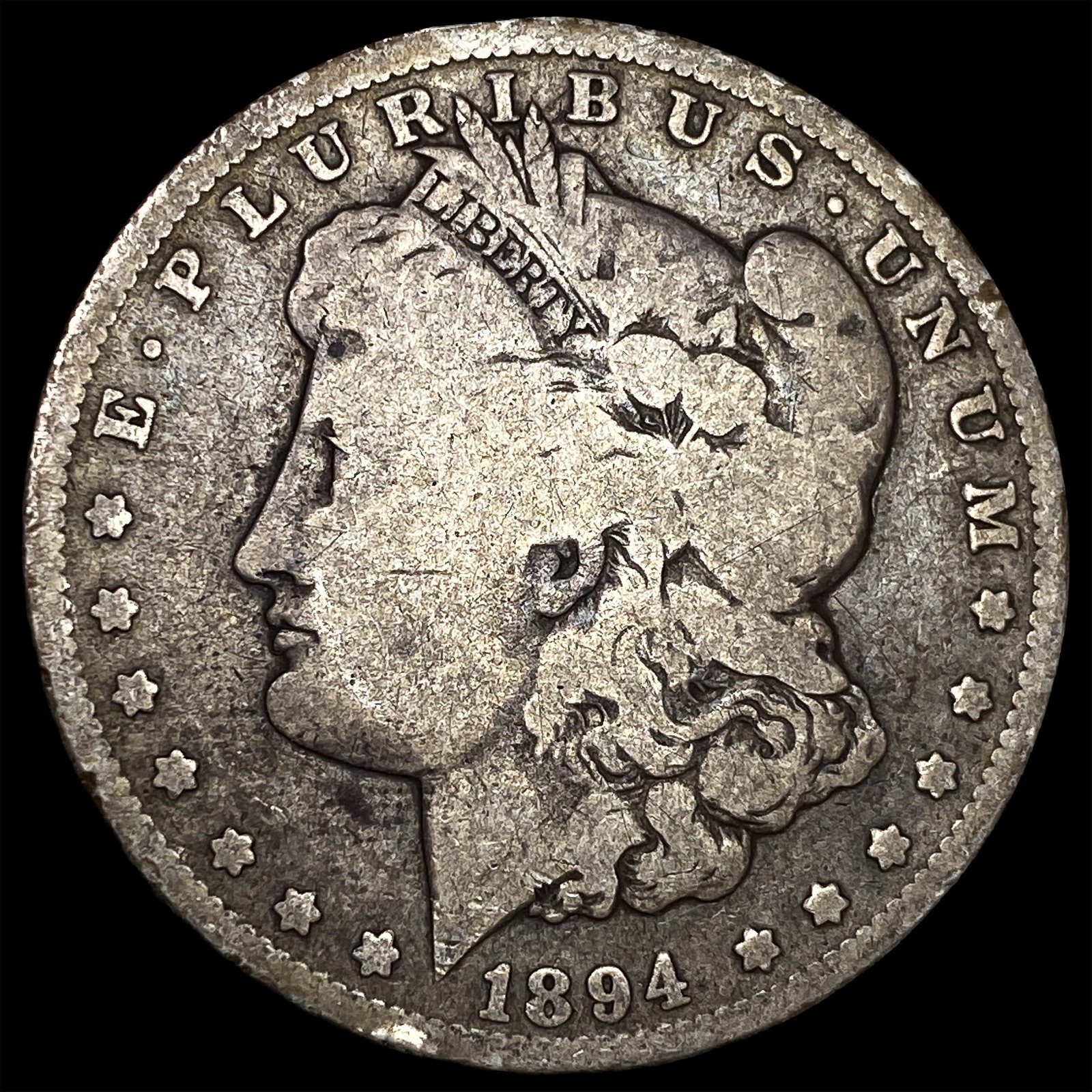 1894-O Silver Morgan Dollar LIGHTLY CIRCULATED: 1894-O Silver Morgan Dollar LIGHTLY CIRCULATED