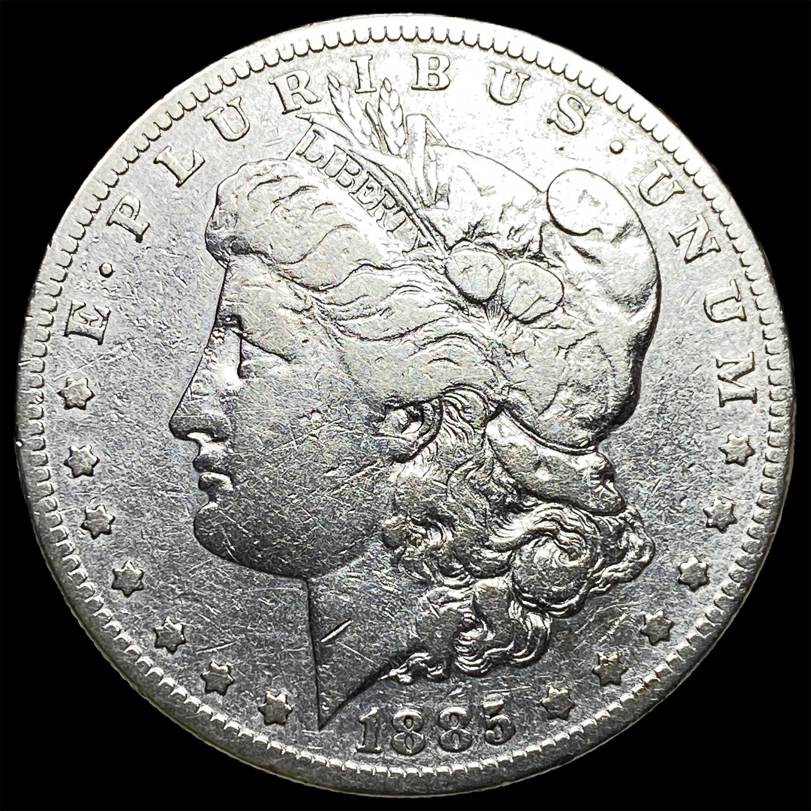 1885-S Morgan Silver Dollar LIGHTLY CIRCULATED: 1885-S Morgan Silver Dollar LIGHTLY CIRCULATED