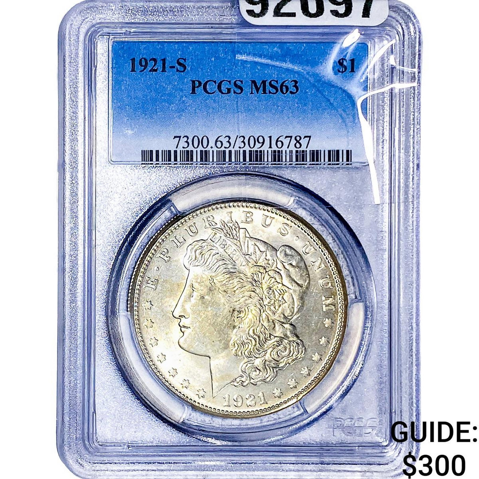 1921-S Morgan Silver Dollar PCGS MS63 (1 of 2)