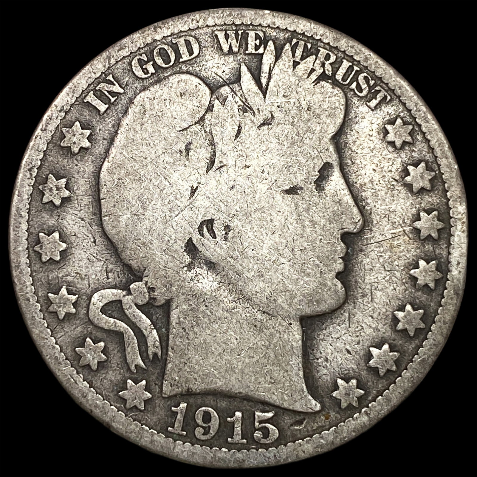 1915 Barber Half Dollar LIGHTLY CIRCULATED (1 of 2)