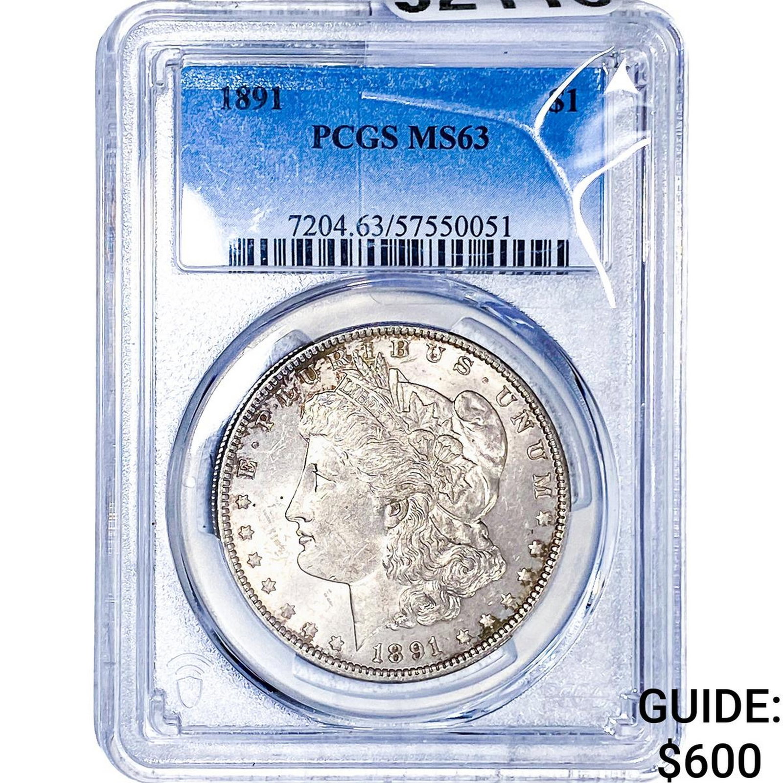 1891 Morgan Silver Dollar PCGS MS63 (1 of 2)
