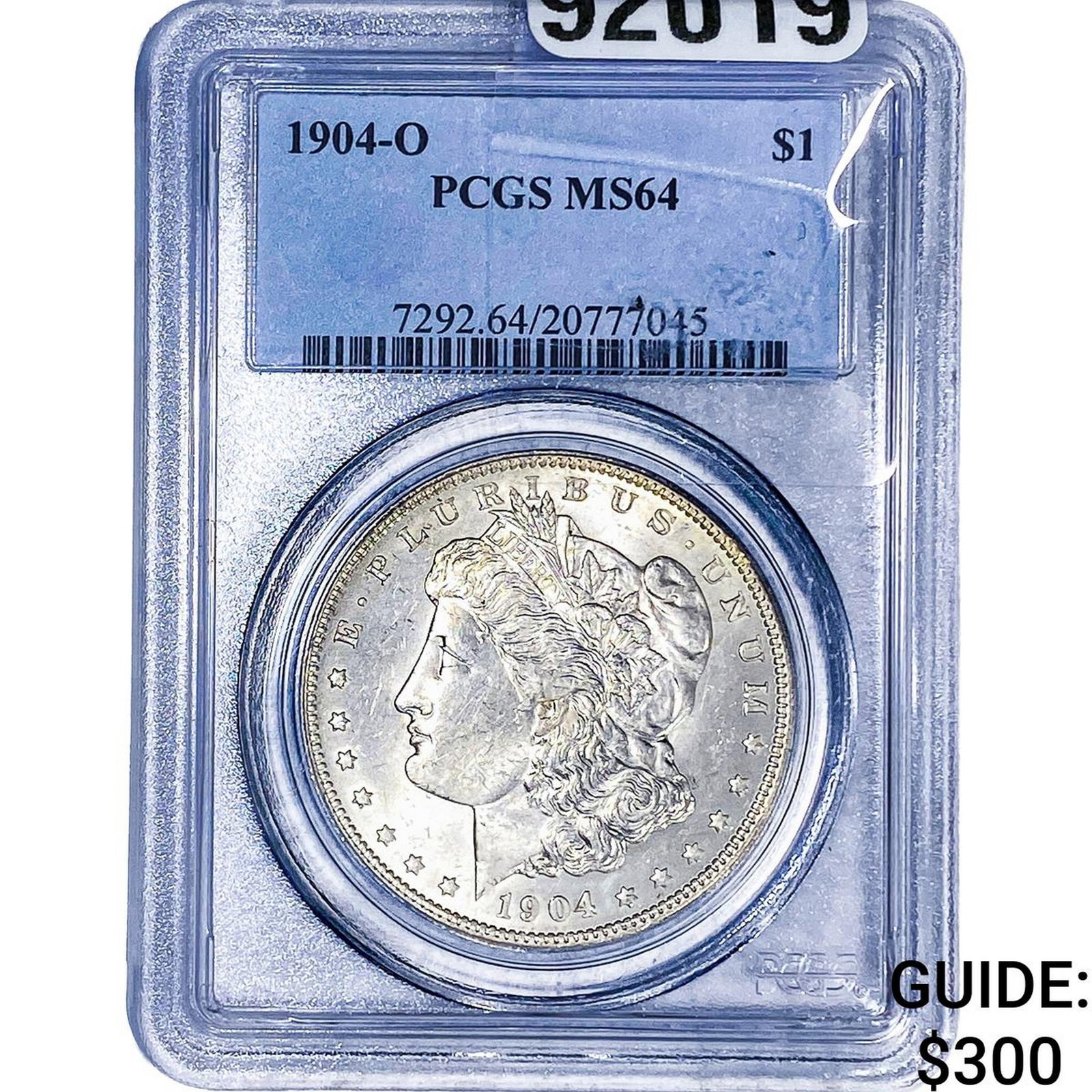 1904-O Morgan Silver Dollar PCGS MS64: 1904-O Morgan Silver Dollar PCGS MS64