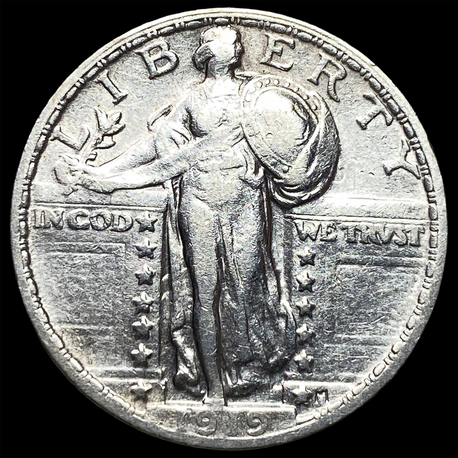 1919 Standing Liberty Quarter CLOSELY UNCIRCULATED (1 of 2)