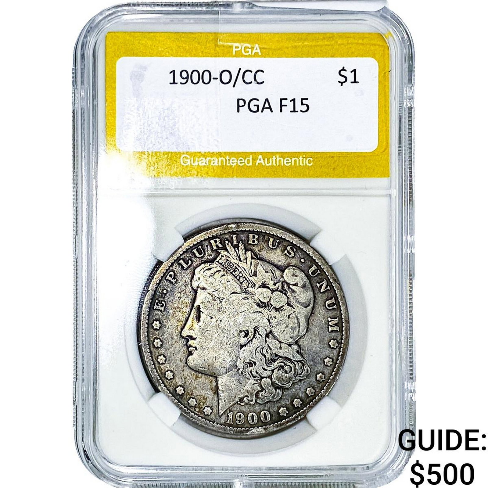 1900-O/CC Morgan Silver Dollar PGA F15 (1 of 2)