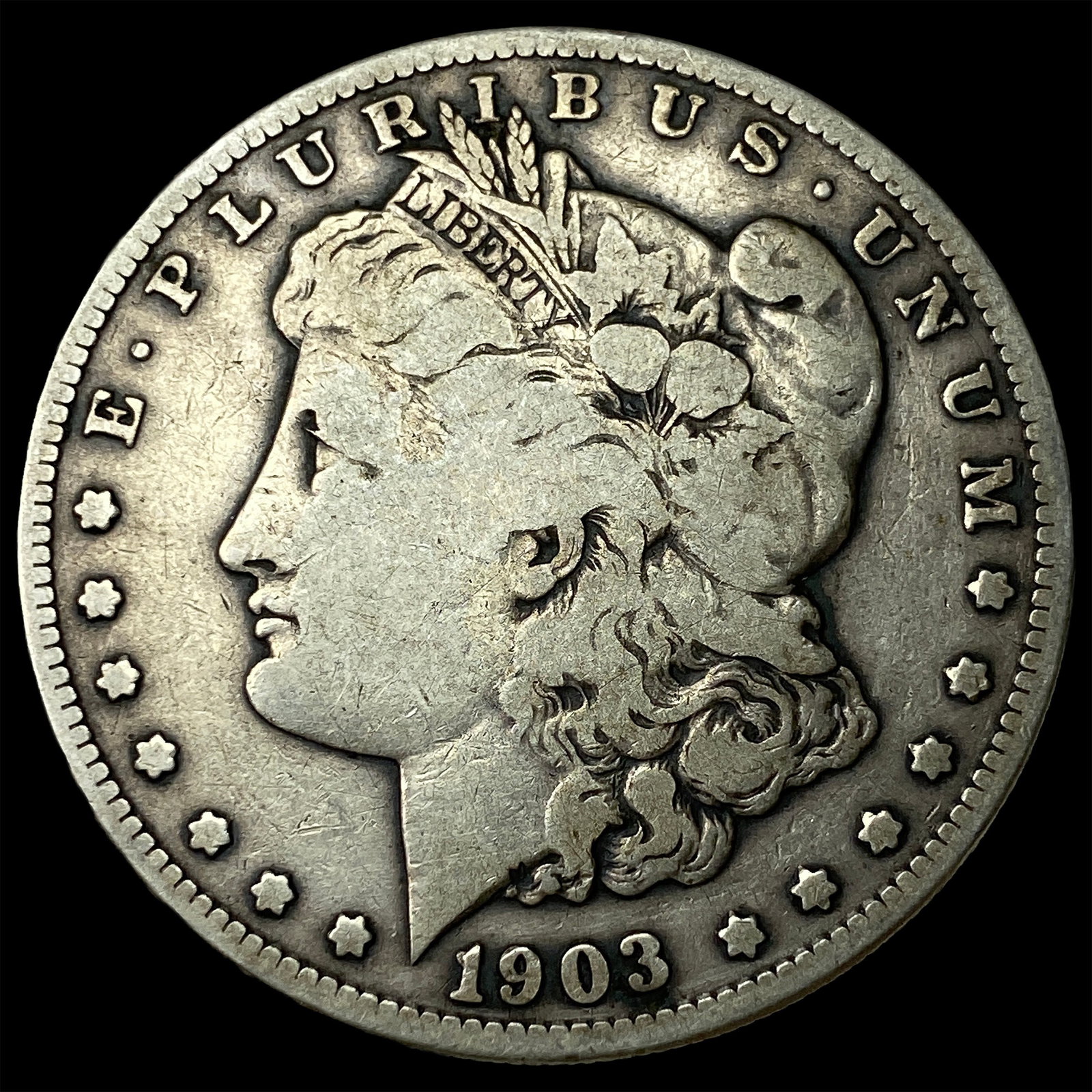 1903-S Silver Morgan Dollar LIGHTLY CIRCULATED: 1903-S Silver Morgan Dollar LIGHTLY CIRCULATED