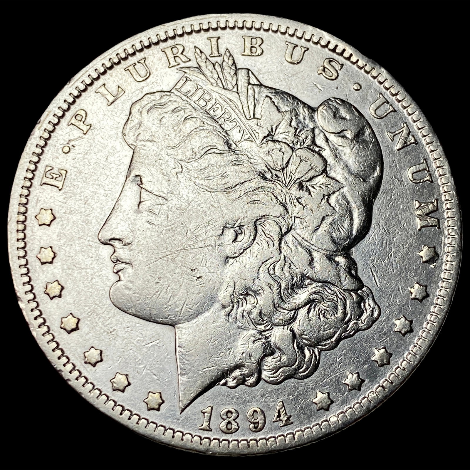 1894-O Silver Morgan Dollar CLOSELY UNCIRCULATED: 1894-O Silver Morgan Dollar CLOSELY UNCIRCULATED