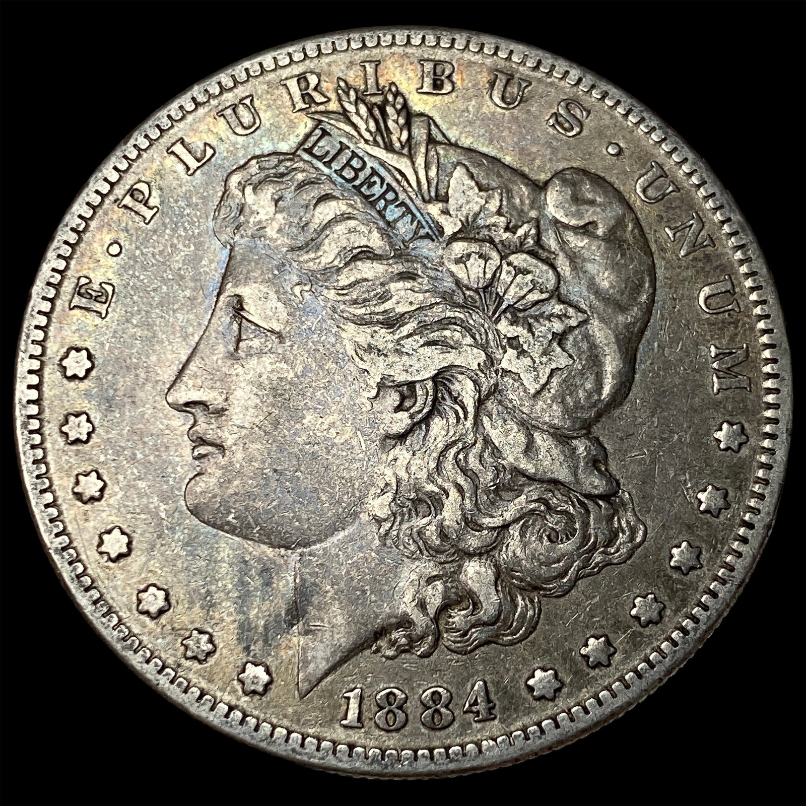 1884-S Silver Morgan Dollar CLOSELY UNCIRCULATED: 1884-S Silver Morgan Dollar CLOSELY UNCIRCULATED