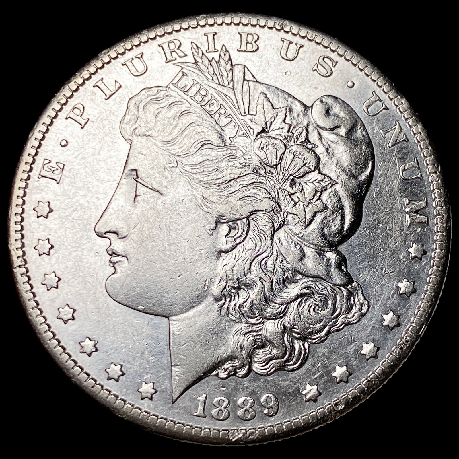 1889 Morgan Silver Dollar CLOSELY UNCIRCULATED: 1889 Morgan Silver Dollar CLOSELY UNCIRCULATED