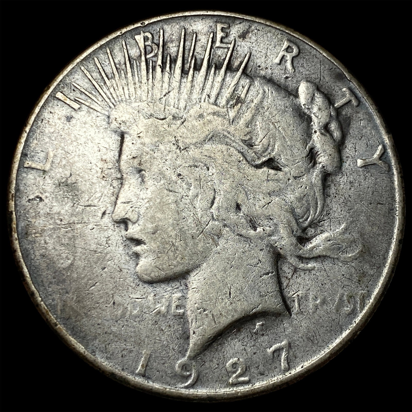 1927 Peace Silver Dollar LIGHTLY CIRCULATED (1 of 2)