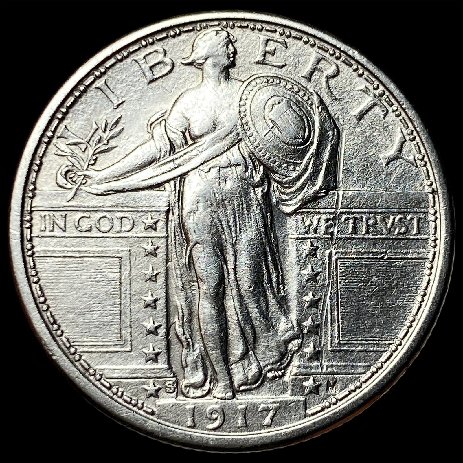1917-S Type 1 Standing Liberty Quarter HIGH GRADE: 1917-S Type 1 Standing Liberty Quarter HIGH GRADE