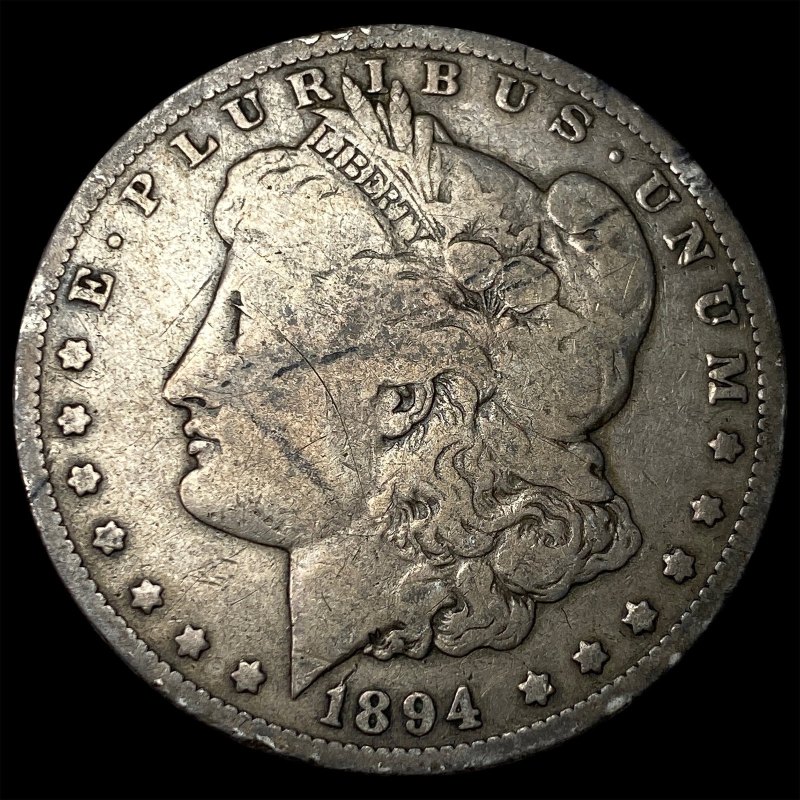1894-O Silver Morgan Dollar LIGHTLY CIRCULATED: 1894-O Silver Morgan Dollar LIGHTLY CIRCULATED