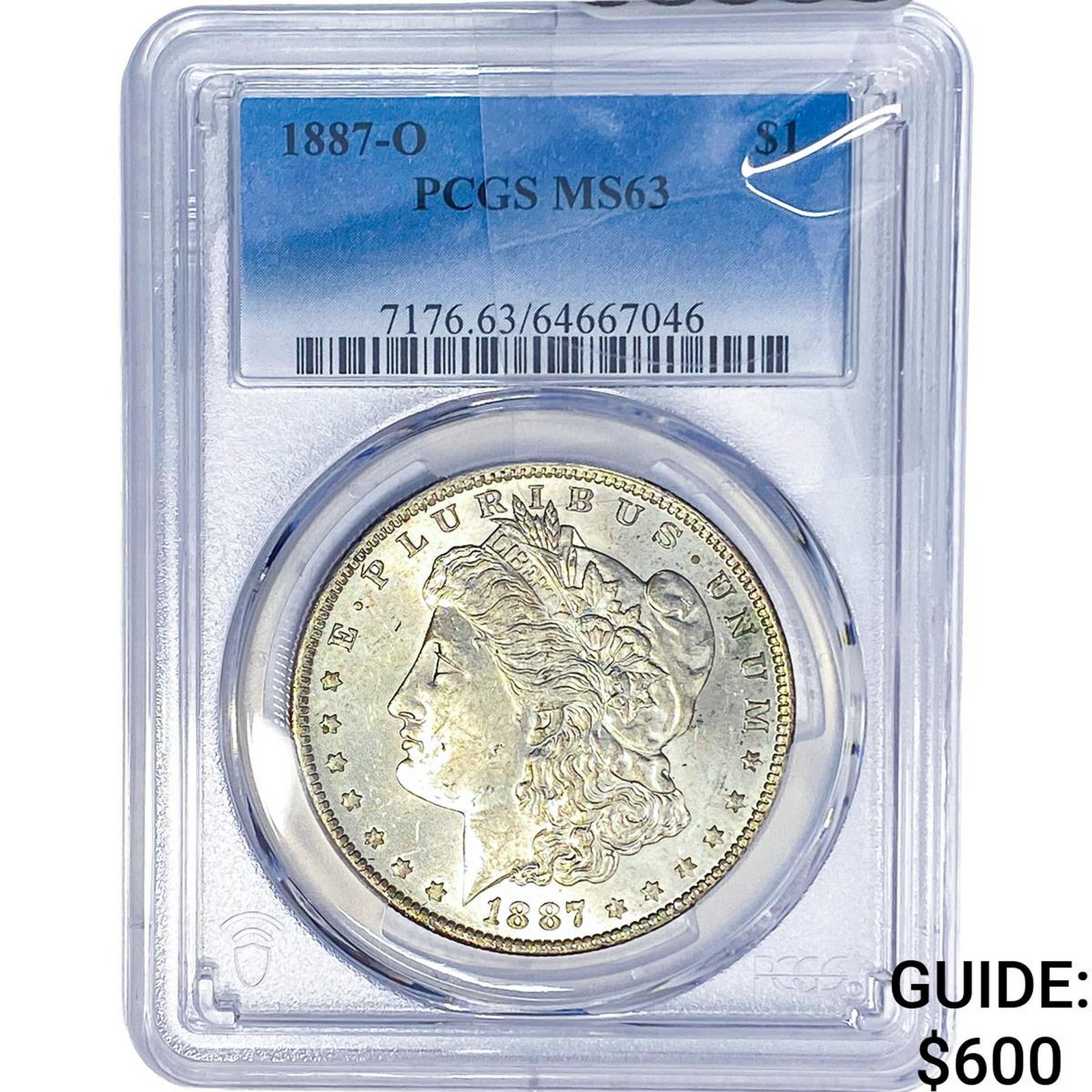 1887-O Morgan Silver Dollar PCGS MS63 (1 of 2)