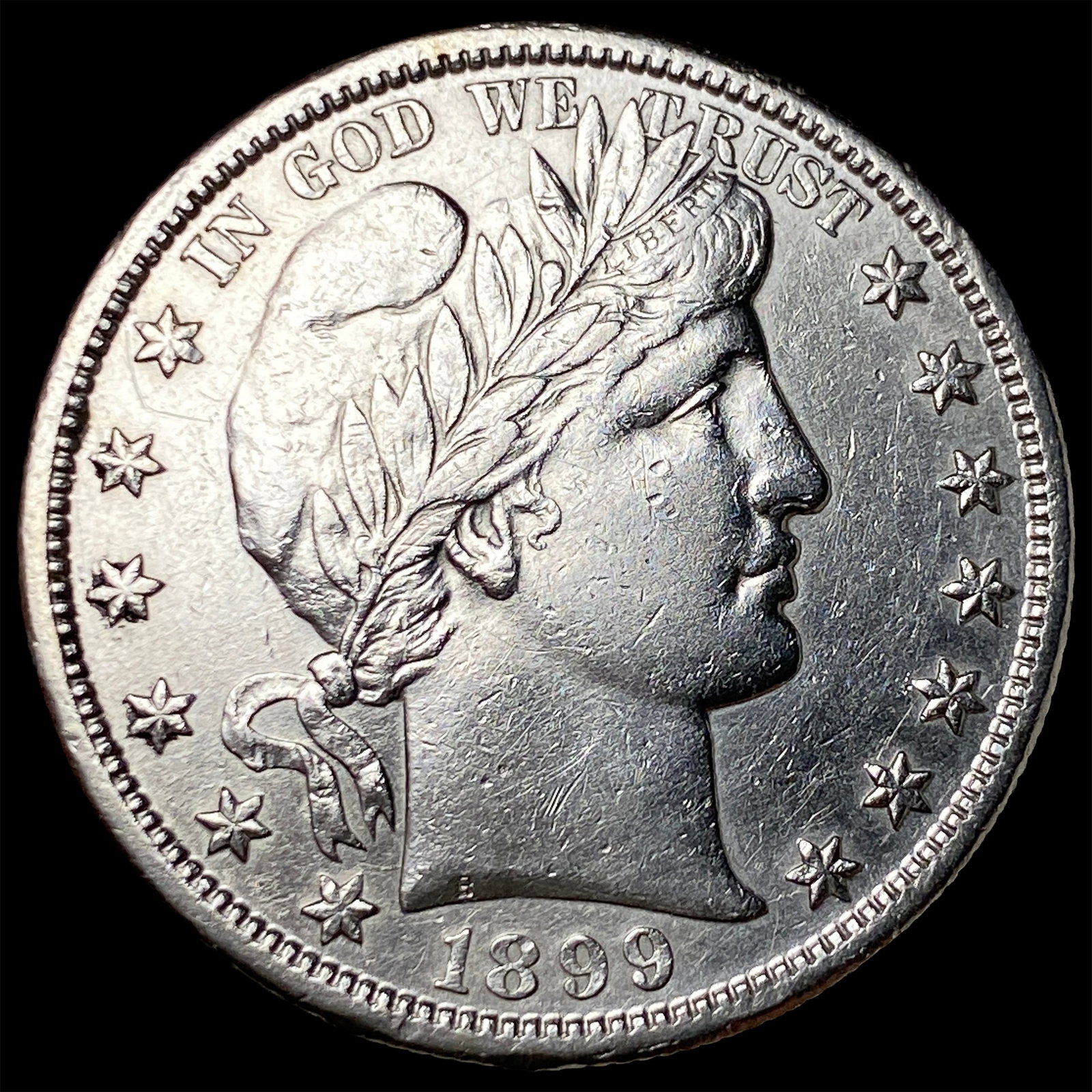 1899-S Silver Barber Half Dollar UNCIRCULATED: 1899-S Silver Barber Half Dollar UNCIRCULATED