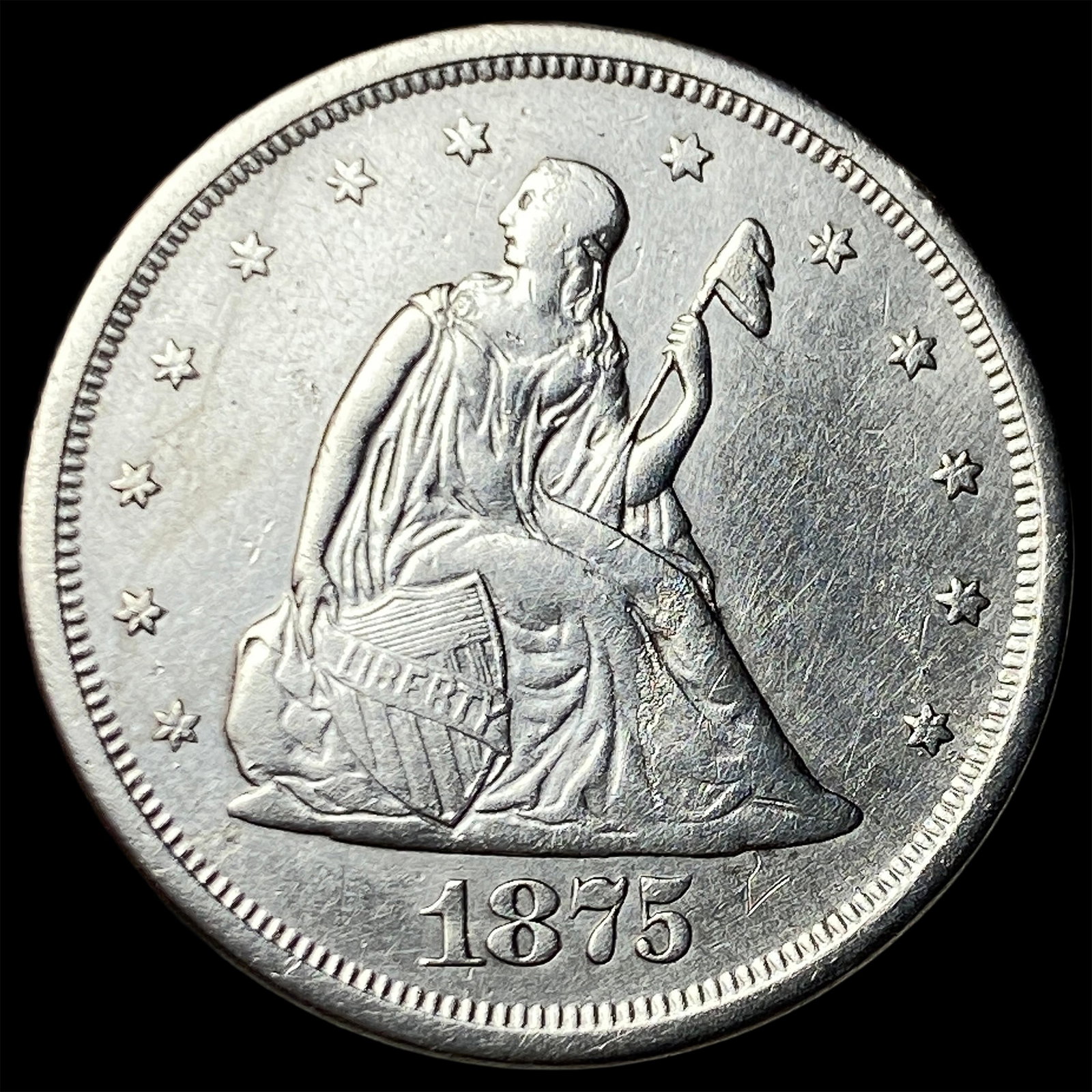 1875-S Silver Twenty Cents UNCIRCULATED (1 of 2)