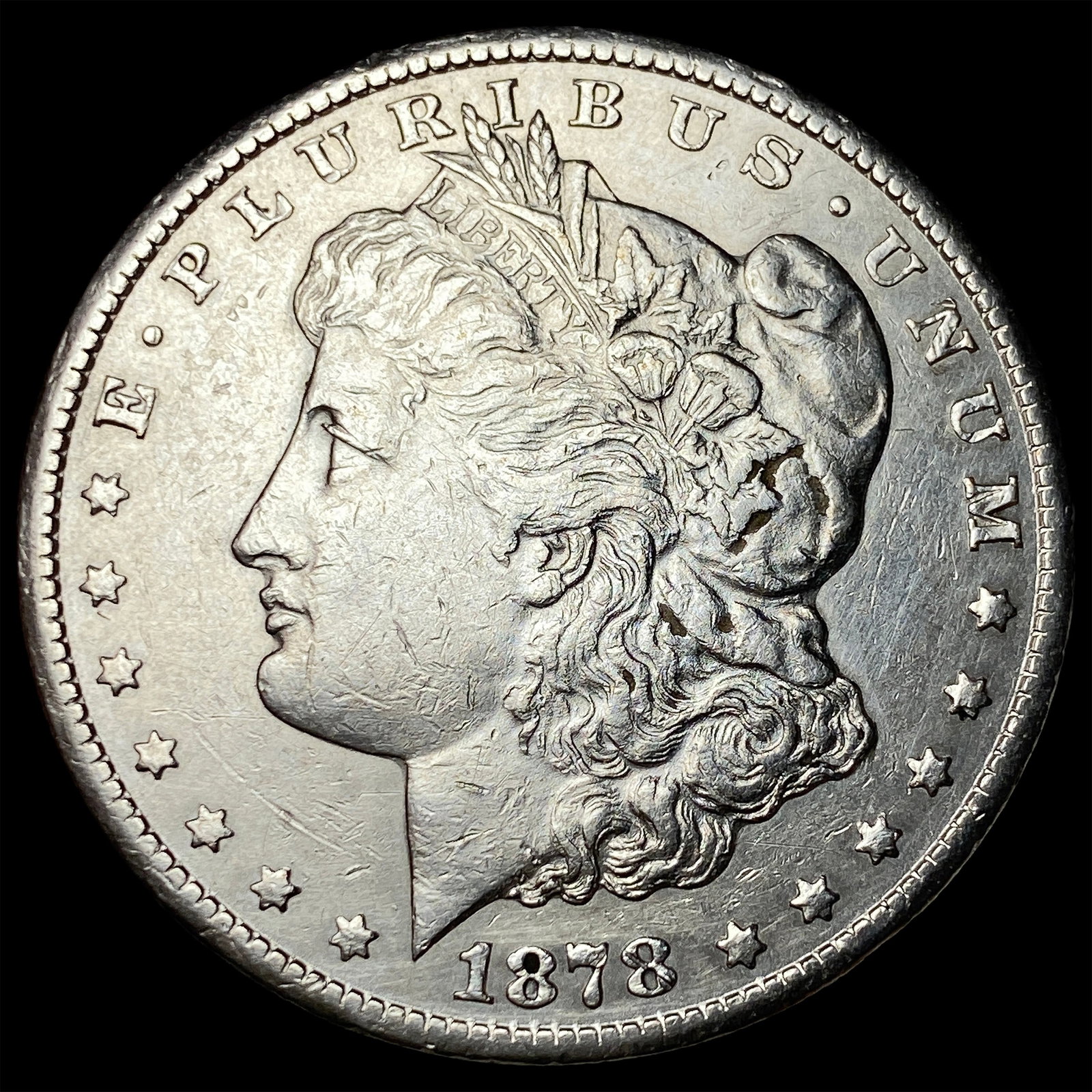 1878-S Silver Morgan Dollar CLOSELY UNCIRCULATED (1 of 2)