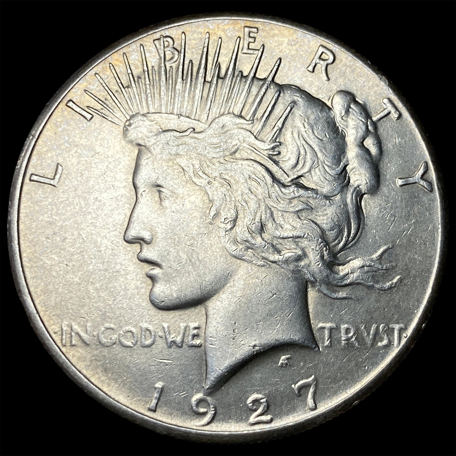 1927 Silver Peace Dollar CLOSELY UNCIRCULATED: 1927 Silver Peace Dollar CLOSELY UNCIRCULATED
