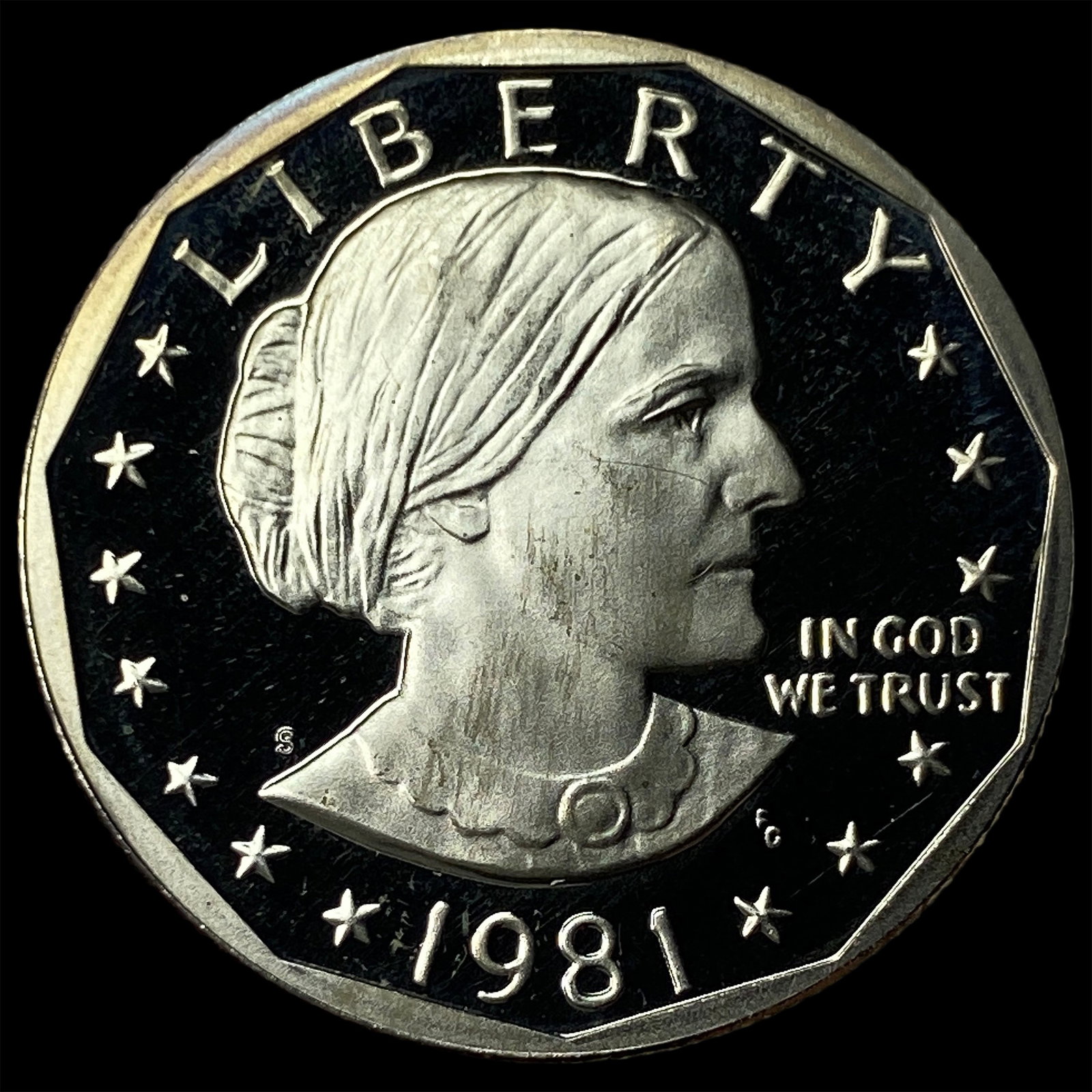 1981-S Susan B. Anthony Dollar GEM PROOF (1 of 2)