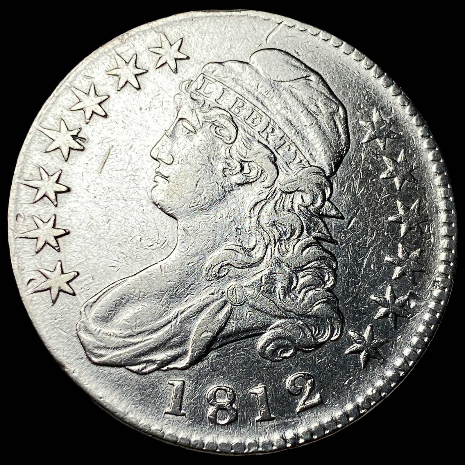 1812 Capped Bust Half Dollar CHOICE AU (1 of 2)