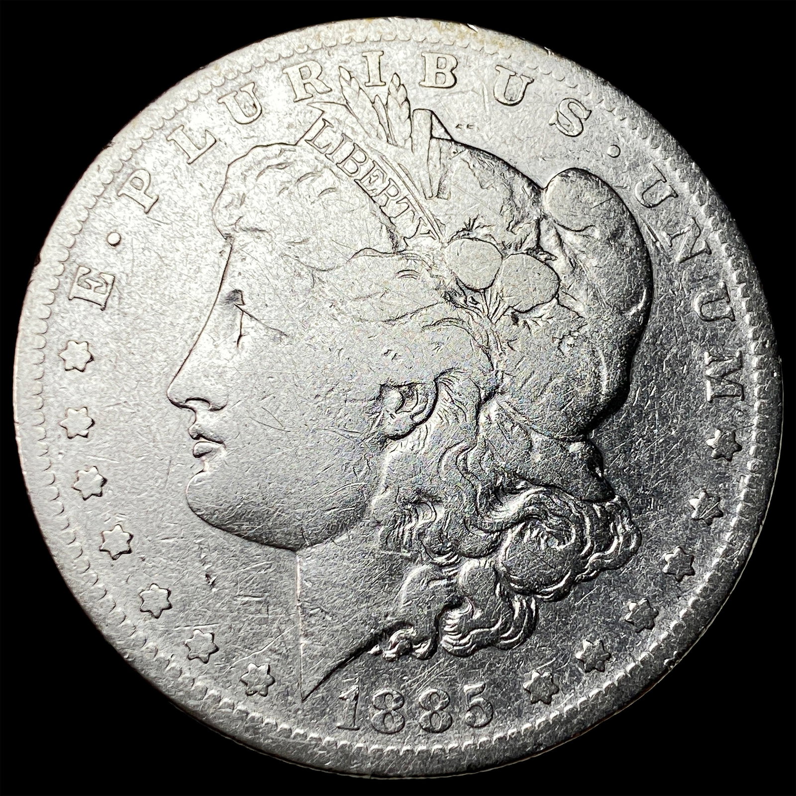 1885-S Morgan Silver Dollar NICELY CIRCULATED: 1885-S Morgan Silver Dollar NICELY CIRCULATED