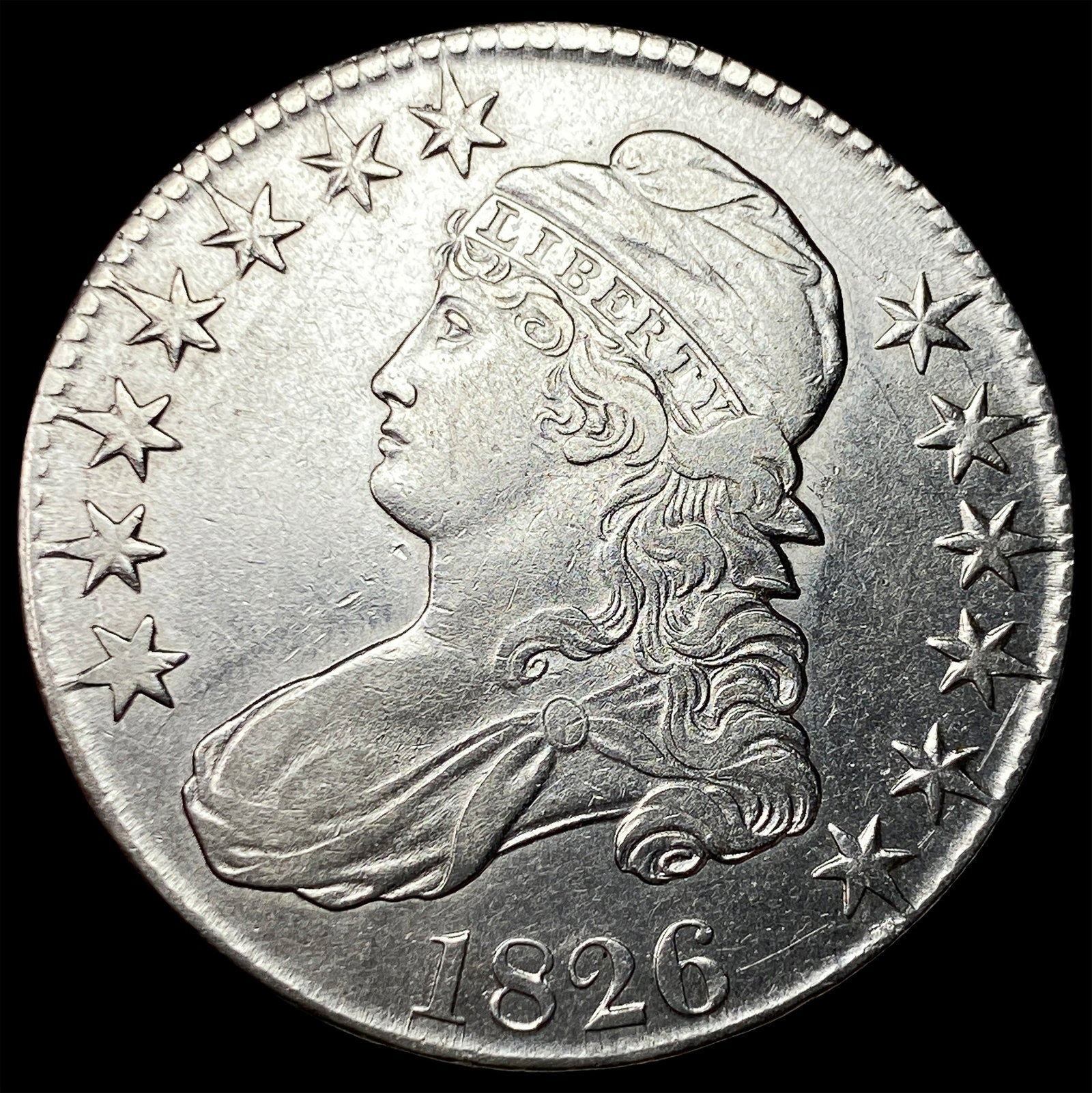 1826 Capped Bust Half Dollar UNCIRCULATED (1 of 2)
