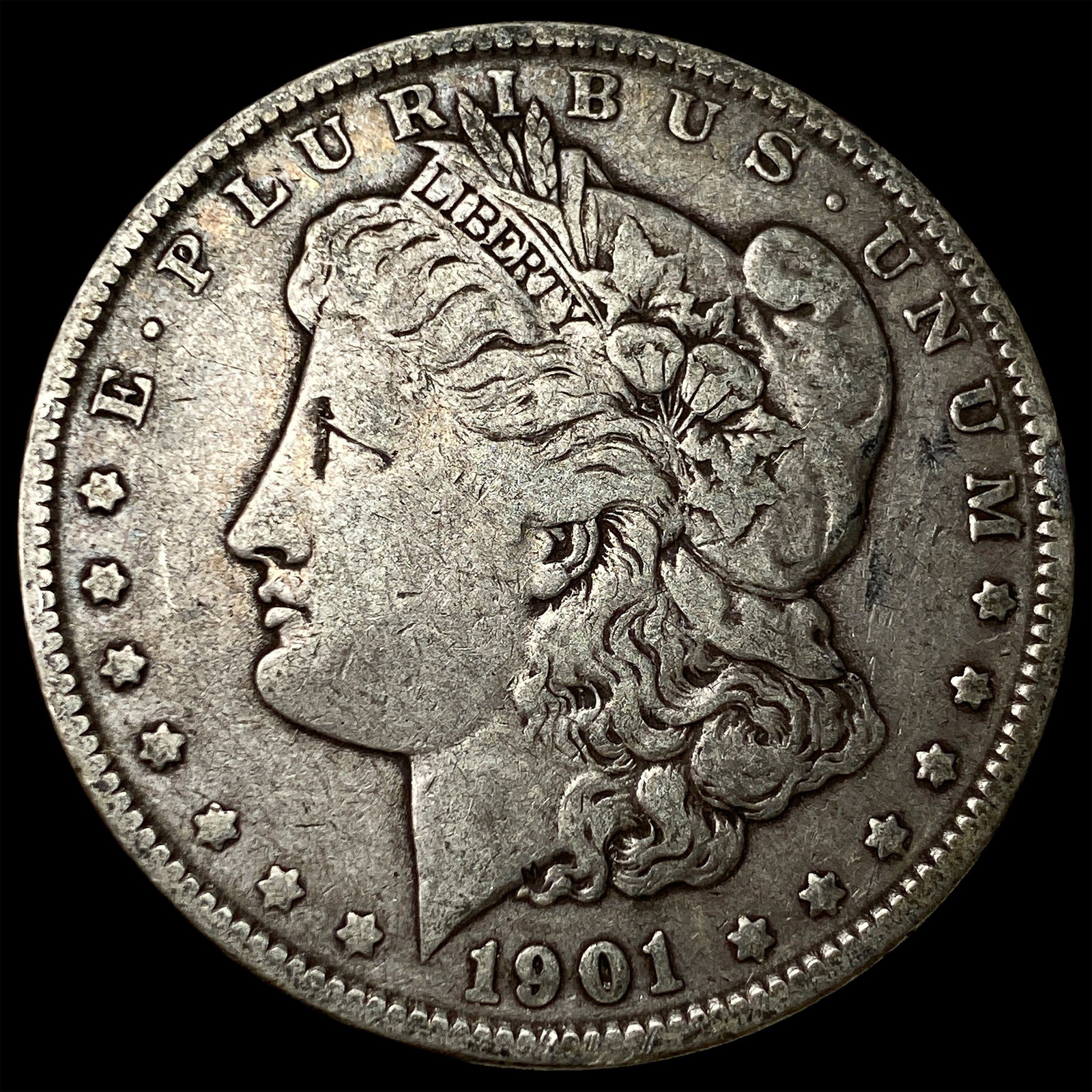 1901 Morgan Silver Dollar LIGHTLY CIRCULATED: 1901 Morgan Silver Dollar LIGHTLY CIRCULATED