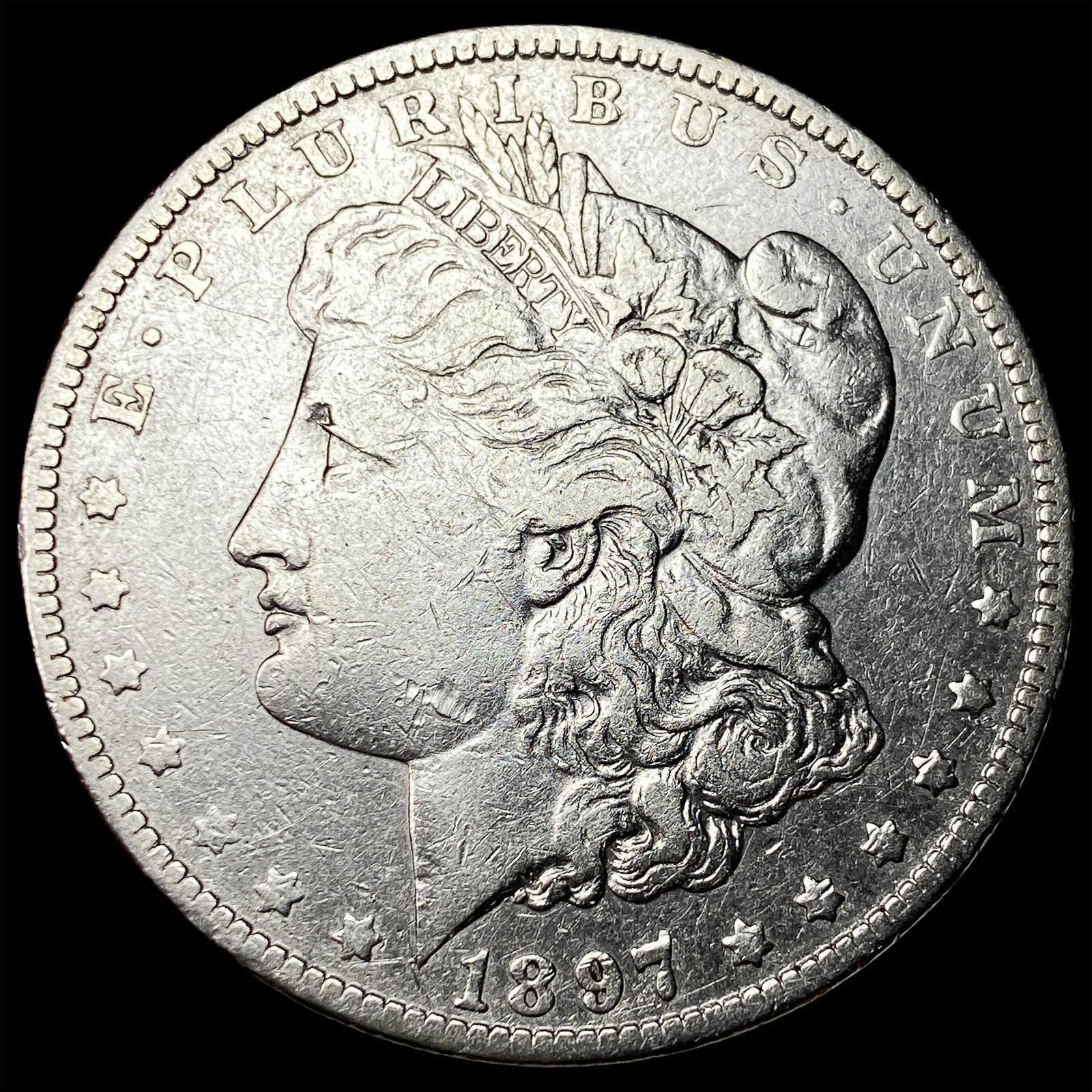 1897-O Silver Morgan Dollar CLOSELY UNCIRCULATED: 1897-O Silver Morgan Dollar CLOSELY UNCIRCULATED