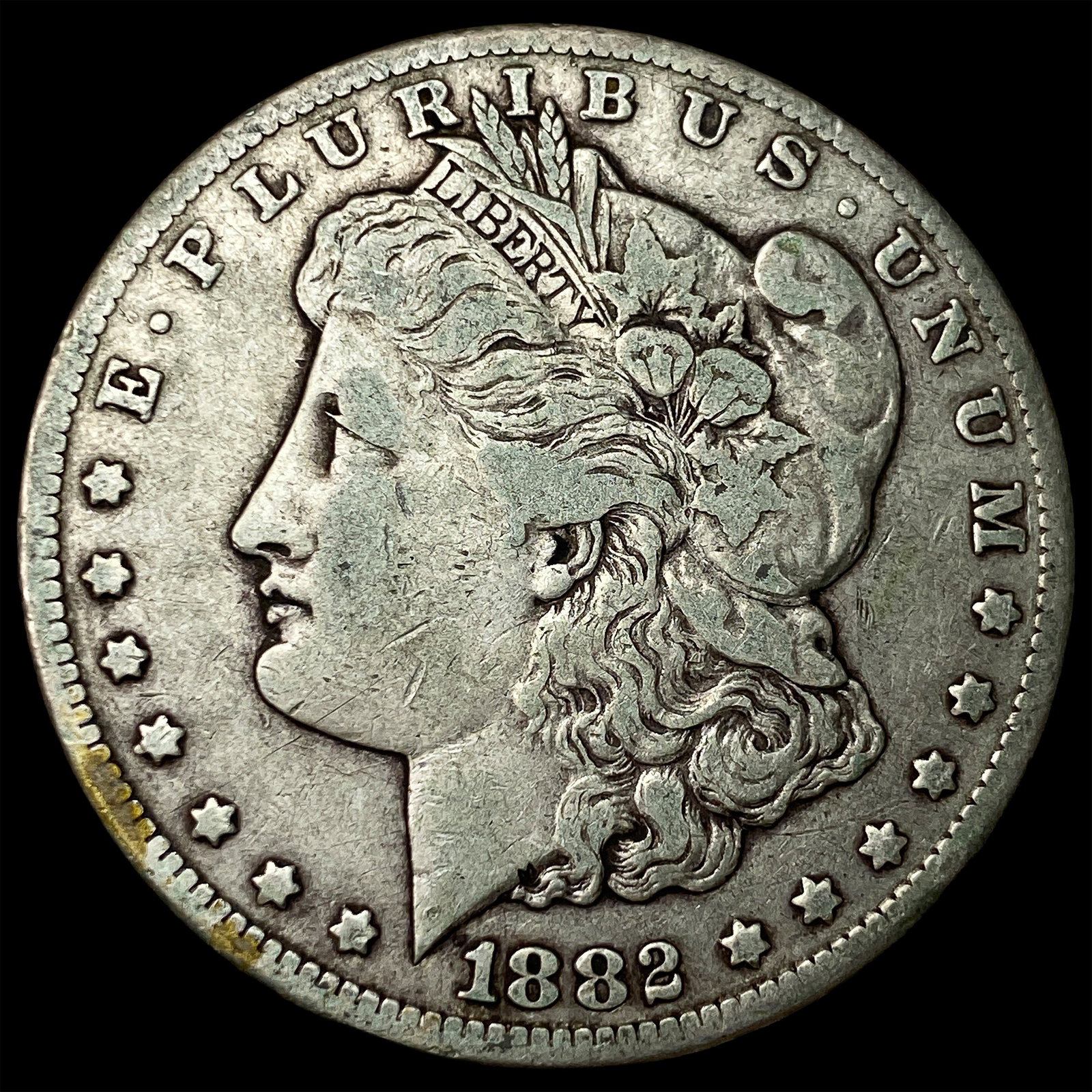 1882-CC Silver Morgan Dollar LIGHTLY CIRCULATED: 1882-CC Silver Morgan Dollar LIGHTLY CIRCULATED