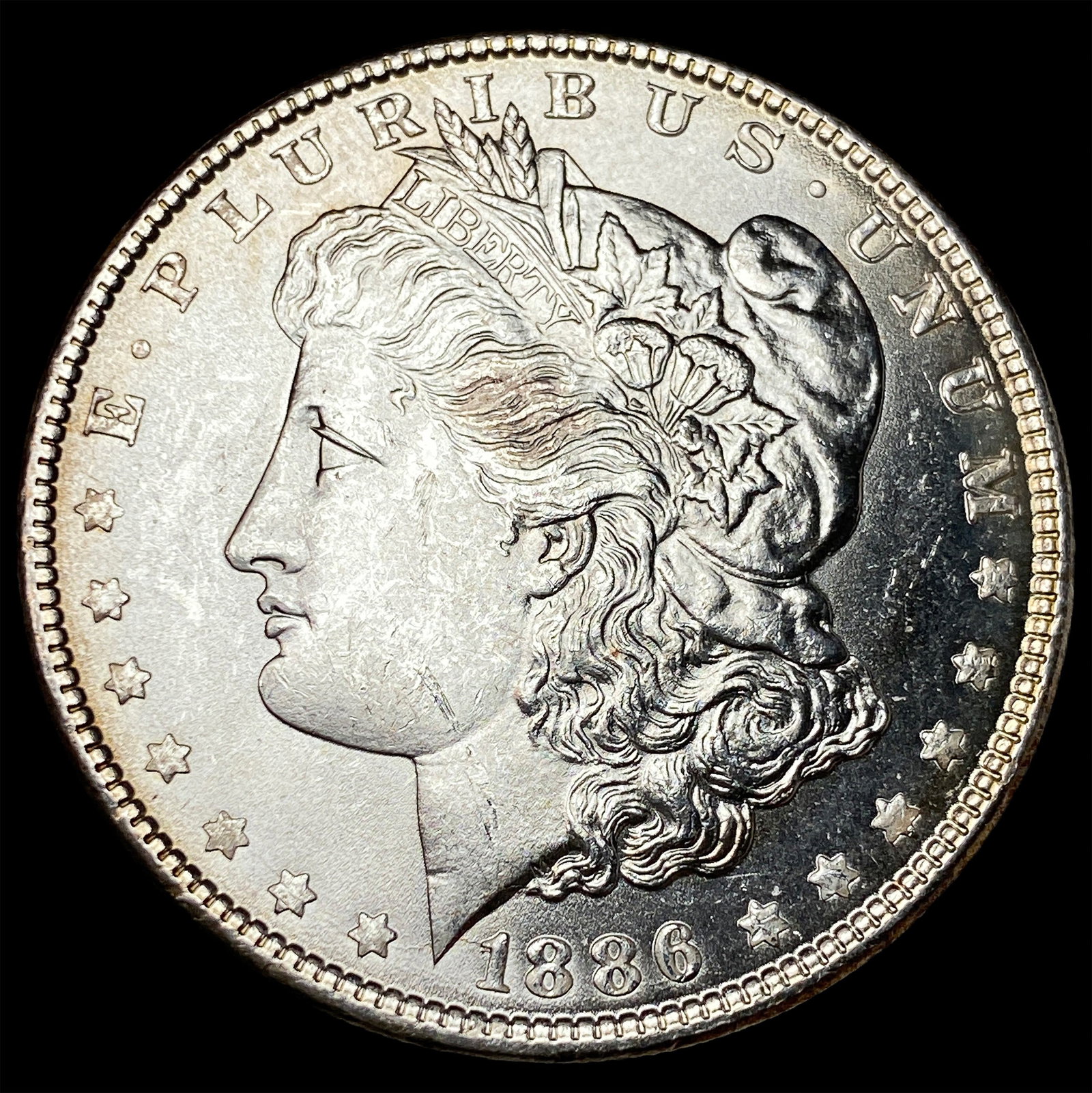 1886 Silver Morgan Dollar CHOICE BU (1 of 2)
