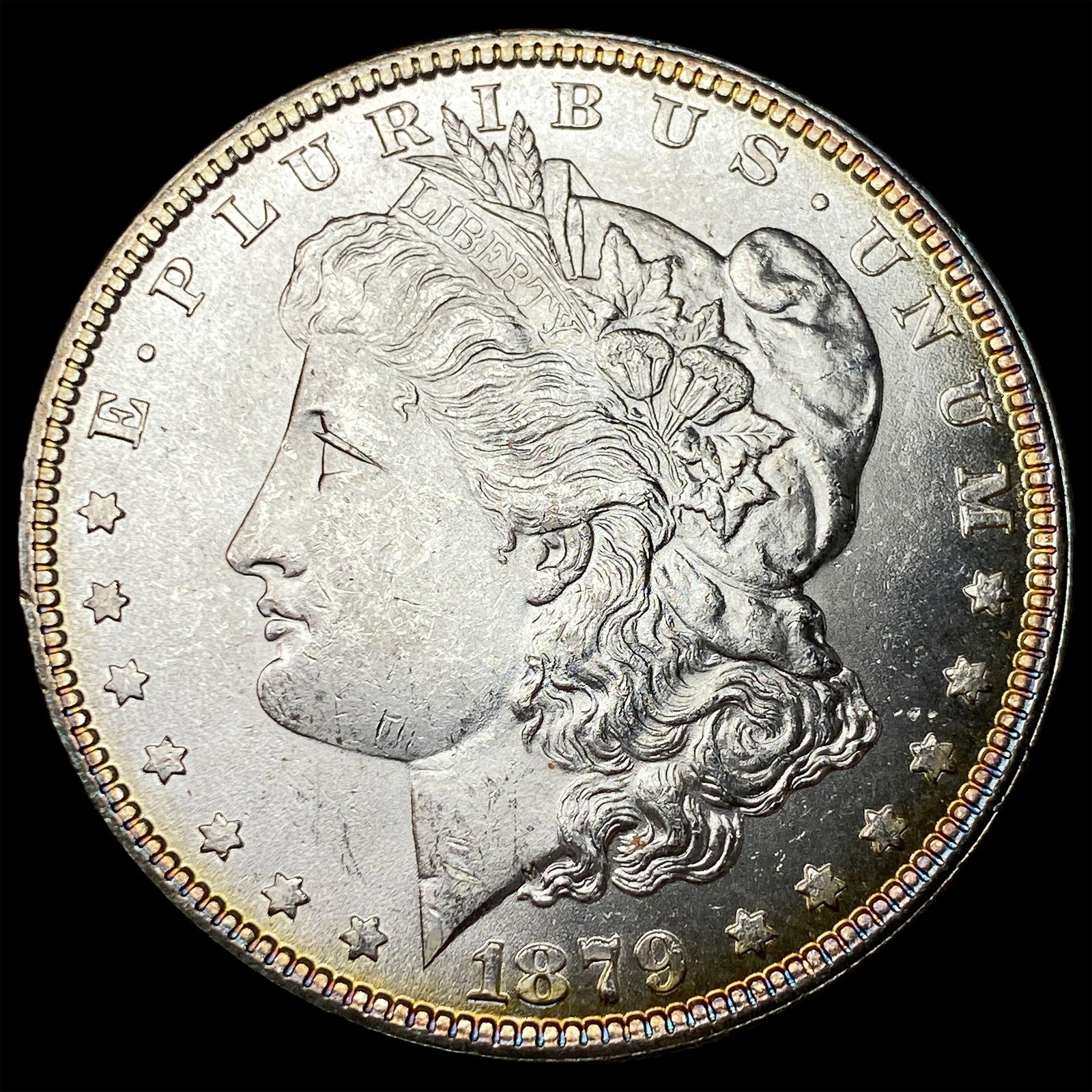 1879 Silver Morgan Dollar GEM BU: 1879 Silver Morgan Dollar GEM BU