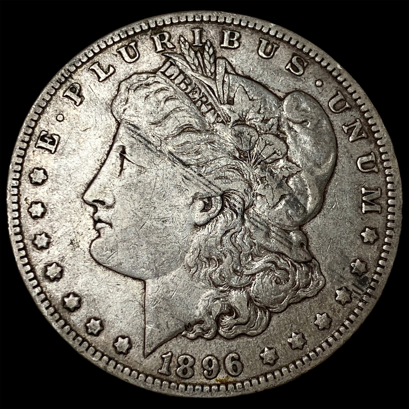 1896-O Silver Morgan Dollar CLOSELY UNCIRCULATED: 1896-O Silver Morgan Dollar CLOSELY UNCIRCULATED