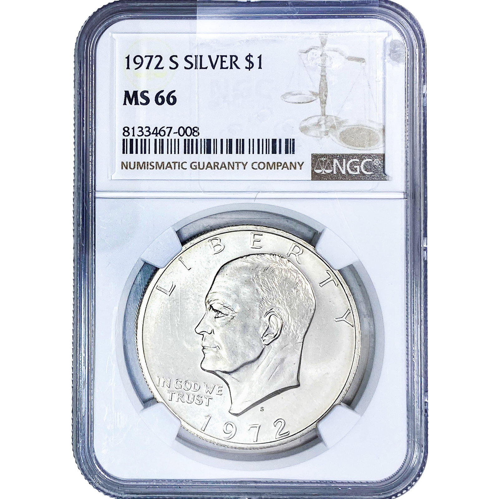 1972-S Eisenhower Dollar NGC MS66 (1 of 2)