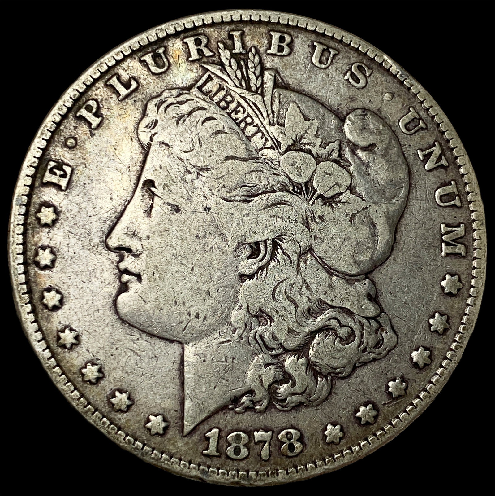 1878 8TF Silver Morgan Dollar LIGHTLY CIRCULATED: 1878 8TF Silver Morgan Dollar LIGHTLY CIRCULATED