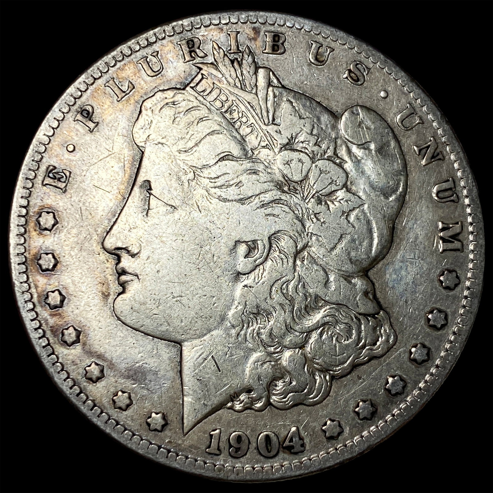 1904-S Silver Morgan Dollar LIGHTLY CIRCULATED: 1904-S Silver Morgan Dollar LIGHTLY CIRCULATED
