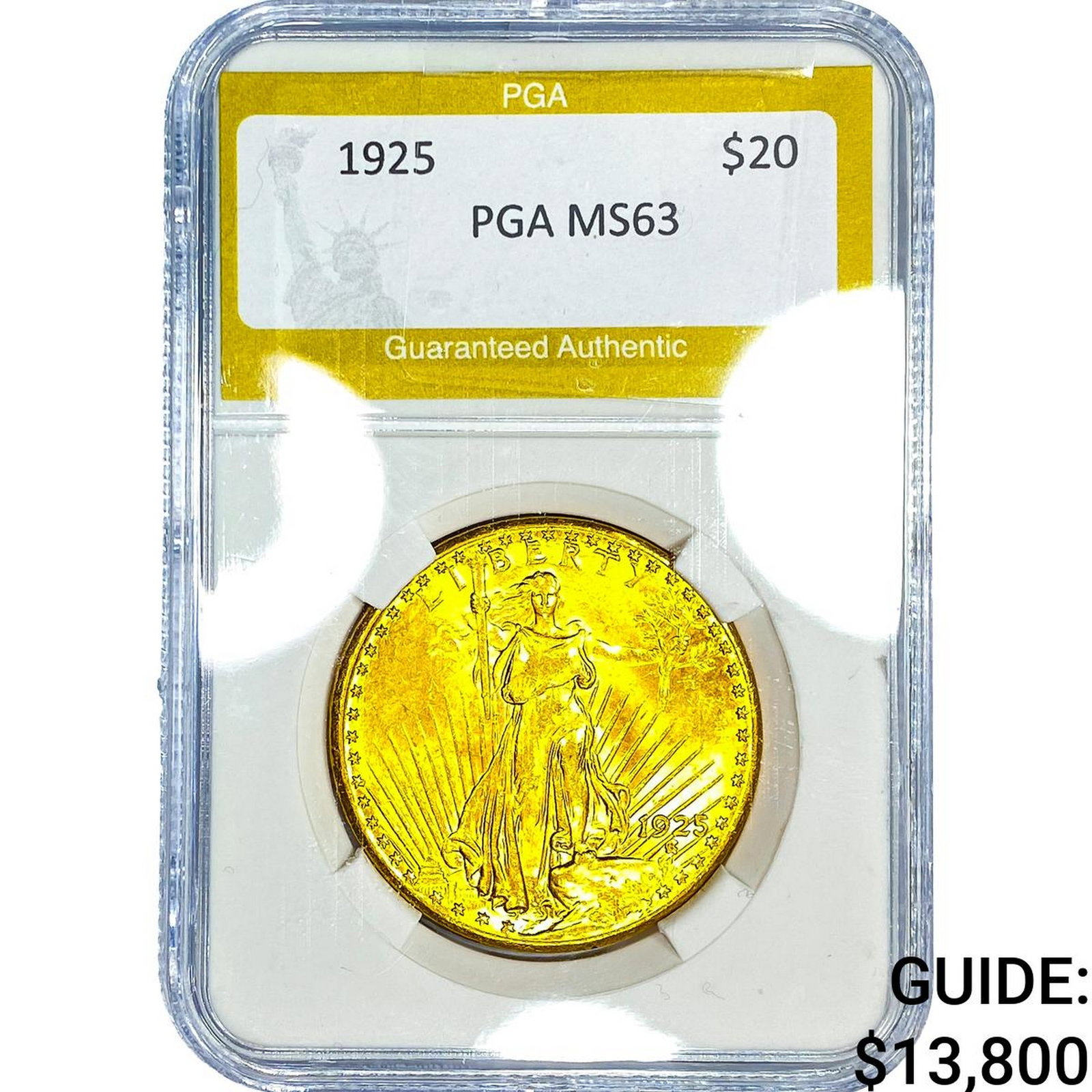 1925 $20 Gold Double Eagle PGA MS63 (1 of 4)