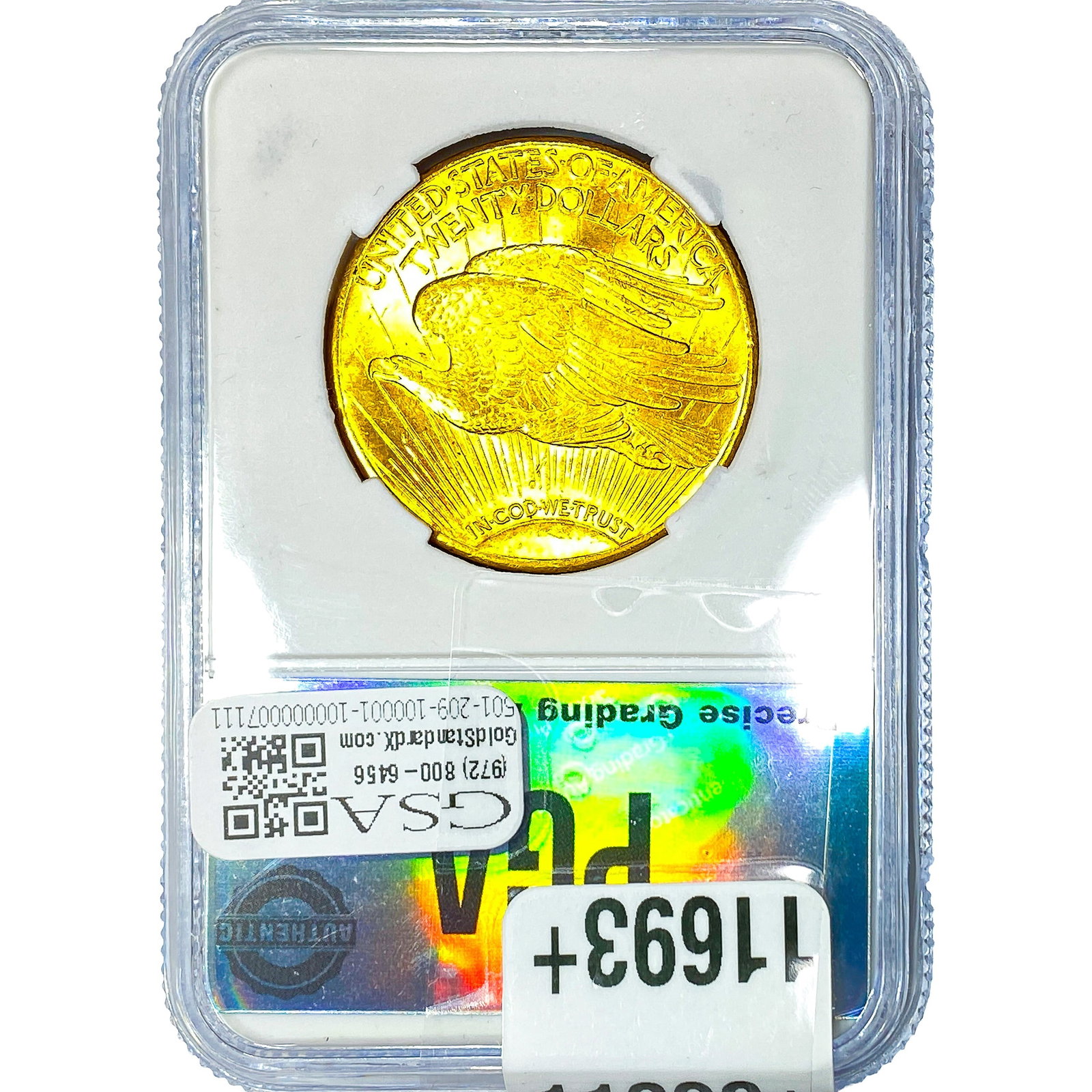 1925 $20 Gold Double Eagle PGA MS63 - 2