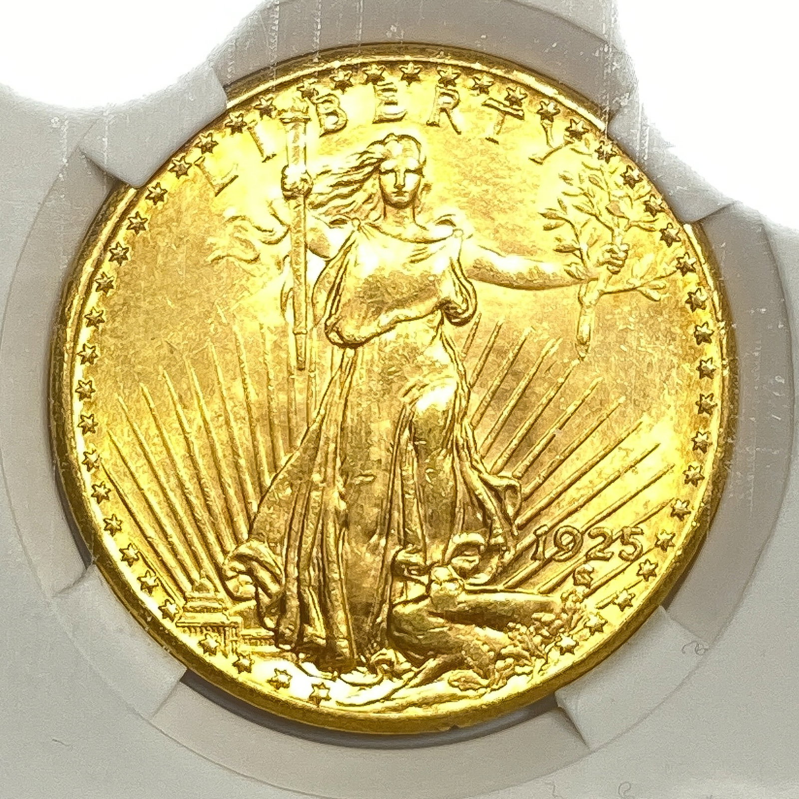 1925 $20 Gold Double Eagle PGA MS63 - 3