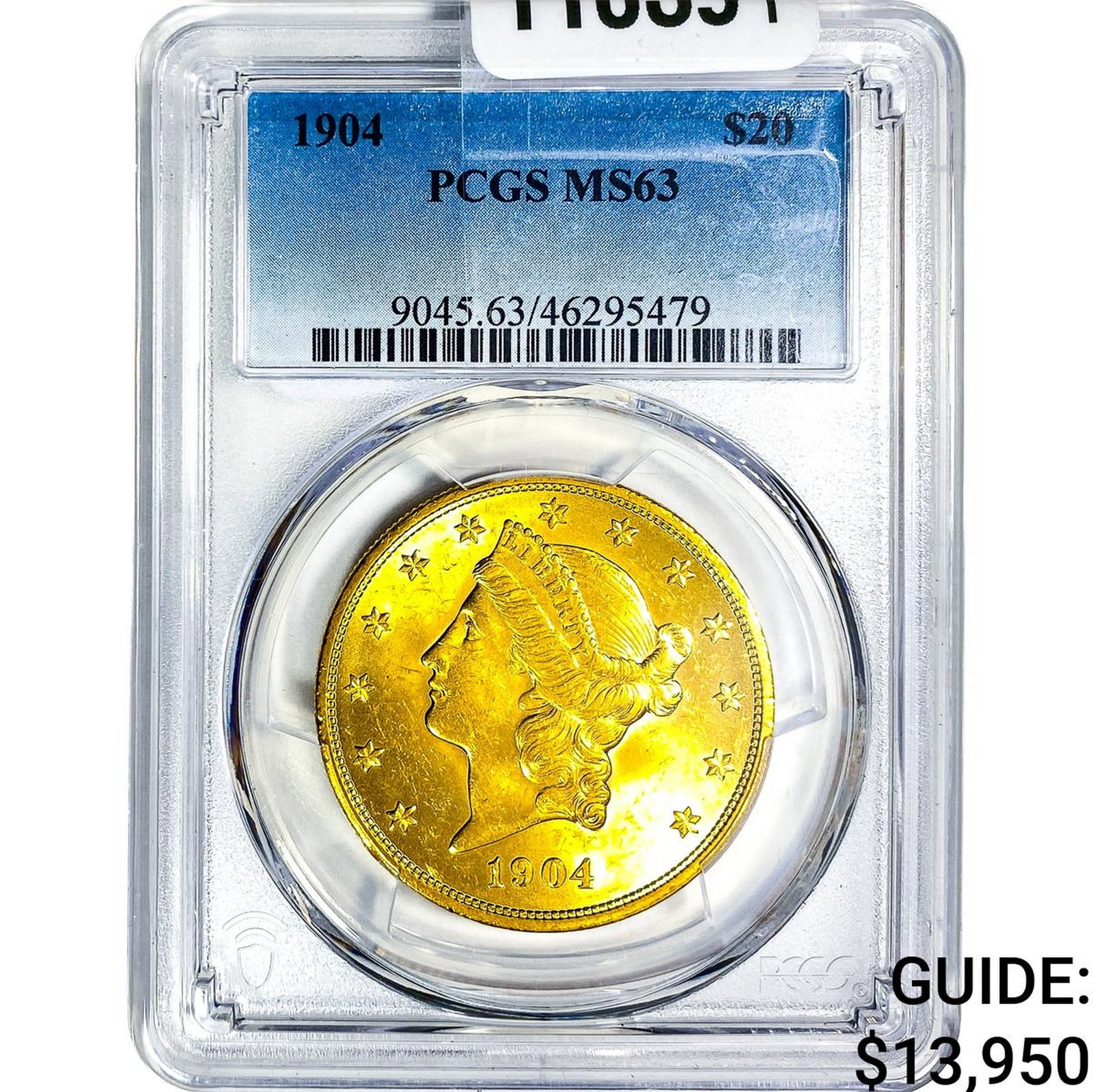 1904 $20 Gold Double Eagle PCGS MS63 (1 of 4)