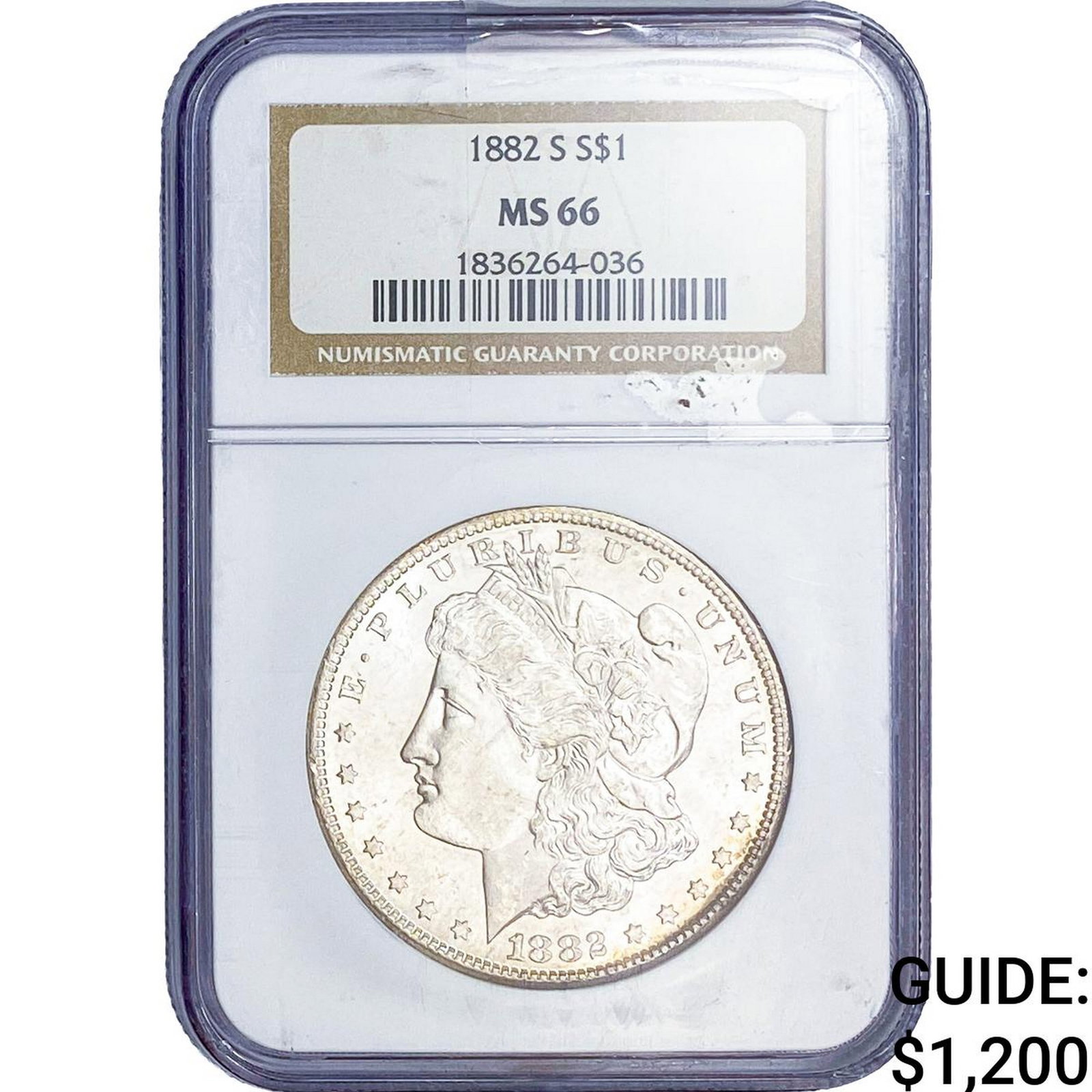 1882-S Morgan Silver Dollar NGC MS66 (1 of 2)