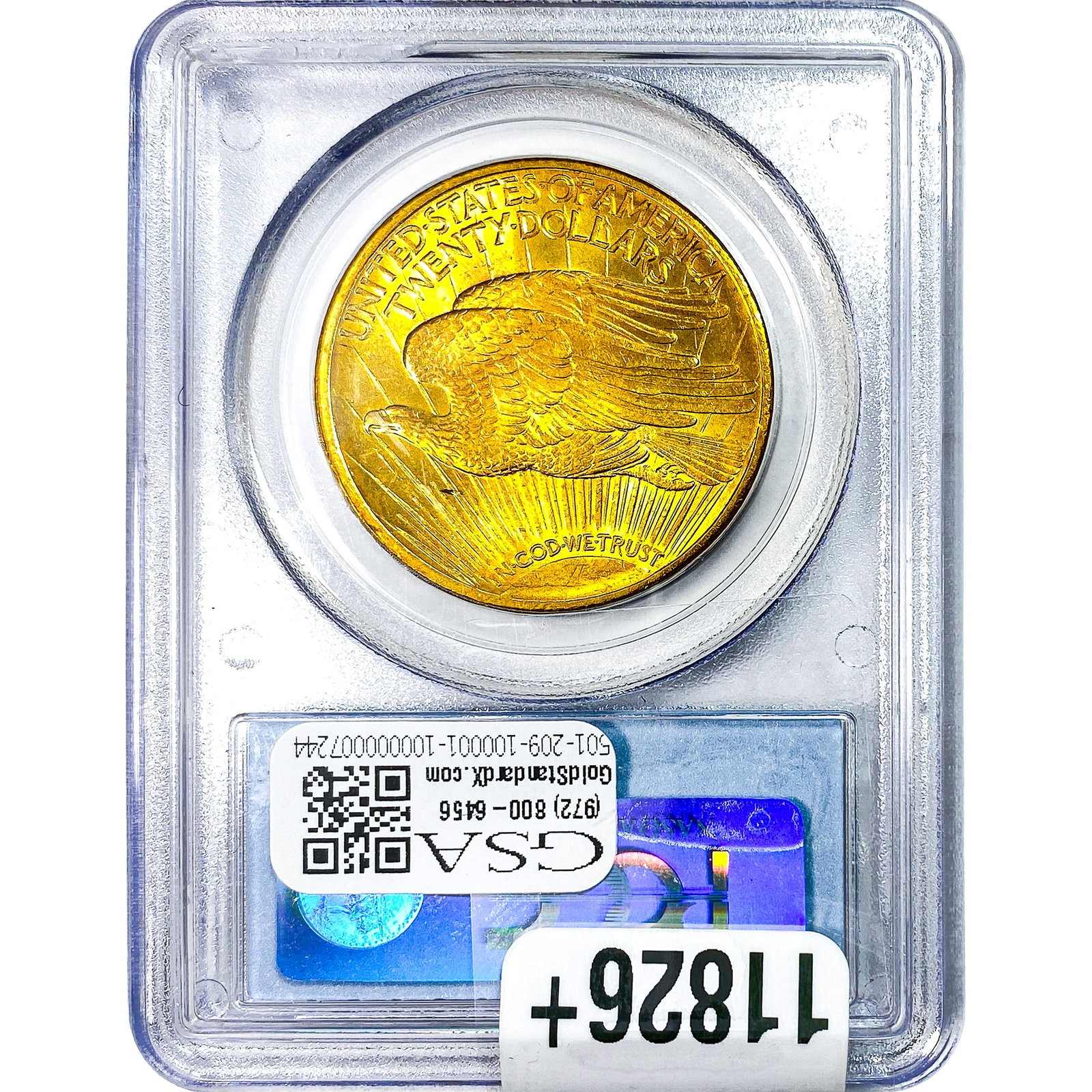 1922 $20 Gold Double Eagle PCGS MS63 - 2