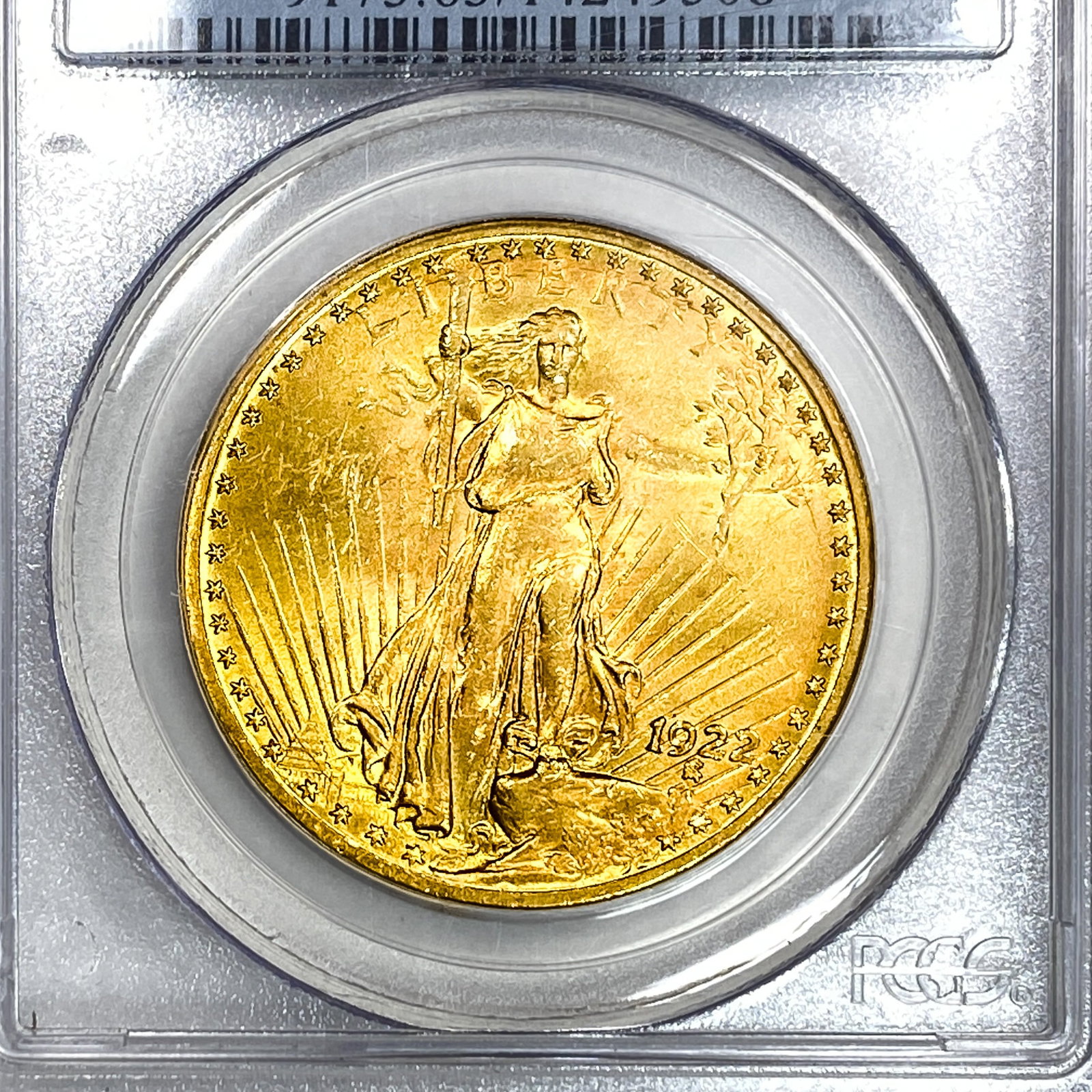 1922 $20 Gold Double Eagle PCGS MS63 - 3