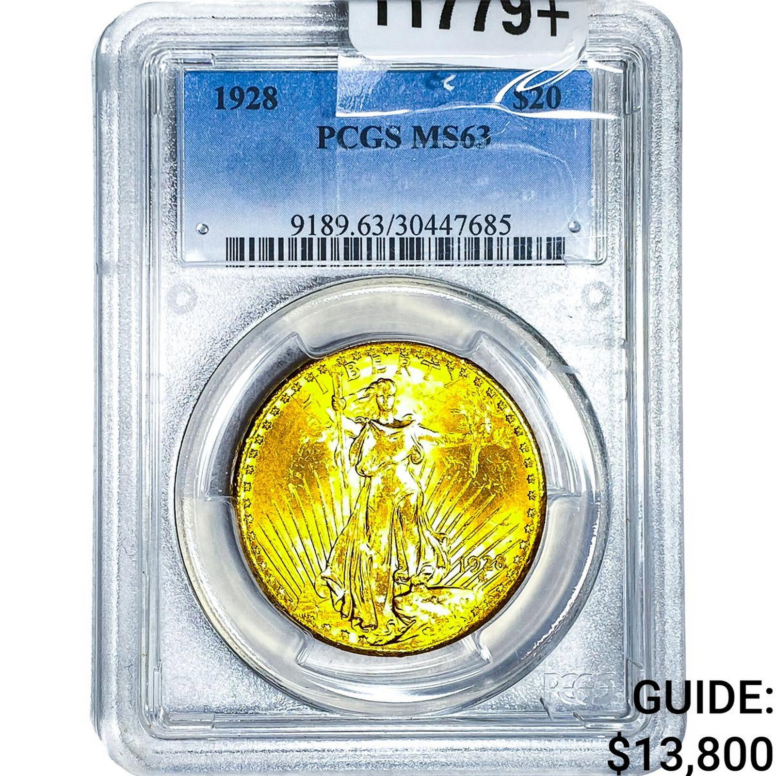 1928 $20 Gold Double Eagle PCGS MS63 (1 of 4)