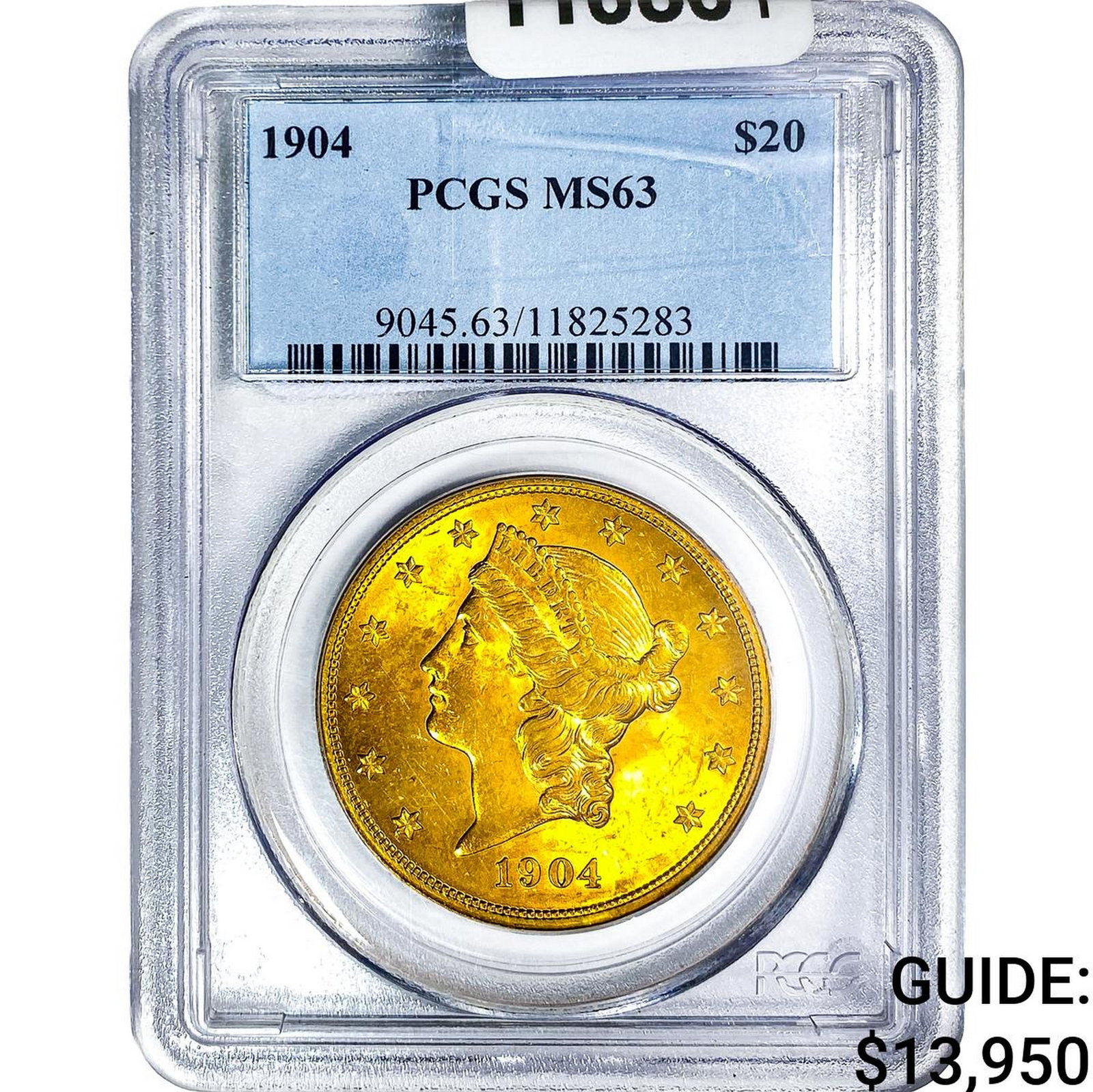 1904 $20 Gold Double Eagle PCGS MS63 (1 of 4)