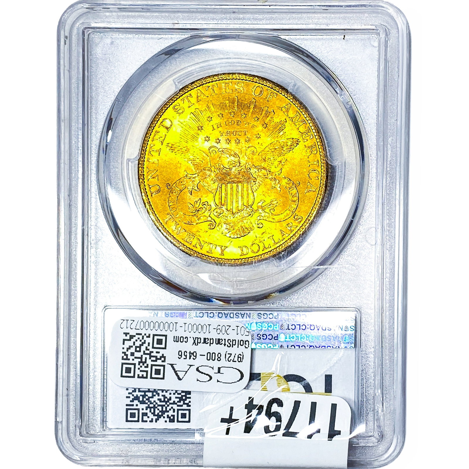 1900 $20 Gold Double Eagle PCGS MS63 - 2