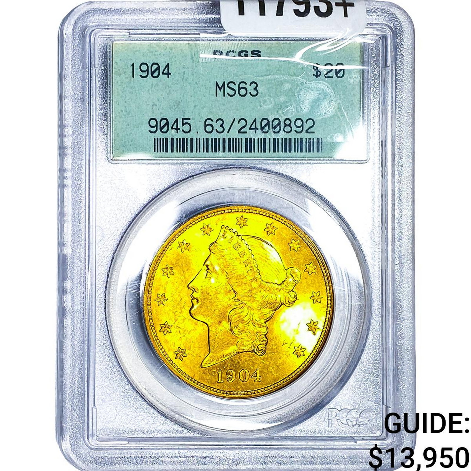 1904 $20 Gold Double Eagle PCGS MS63 (1 of 4)